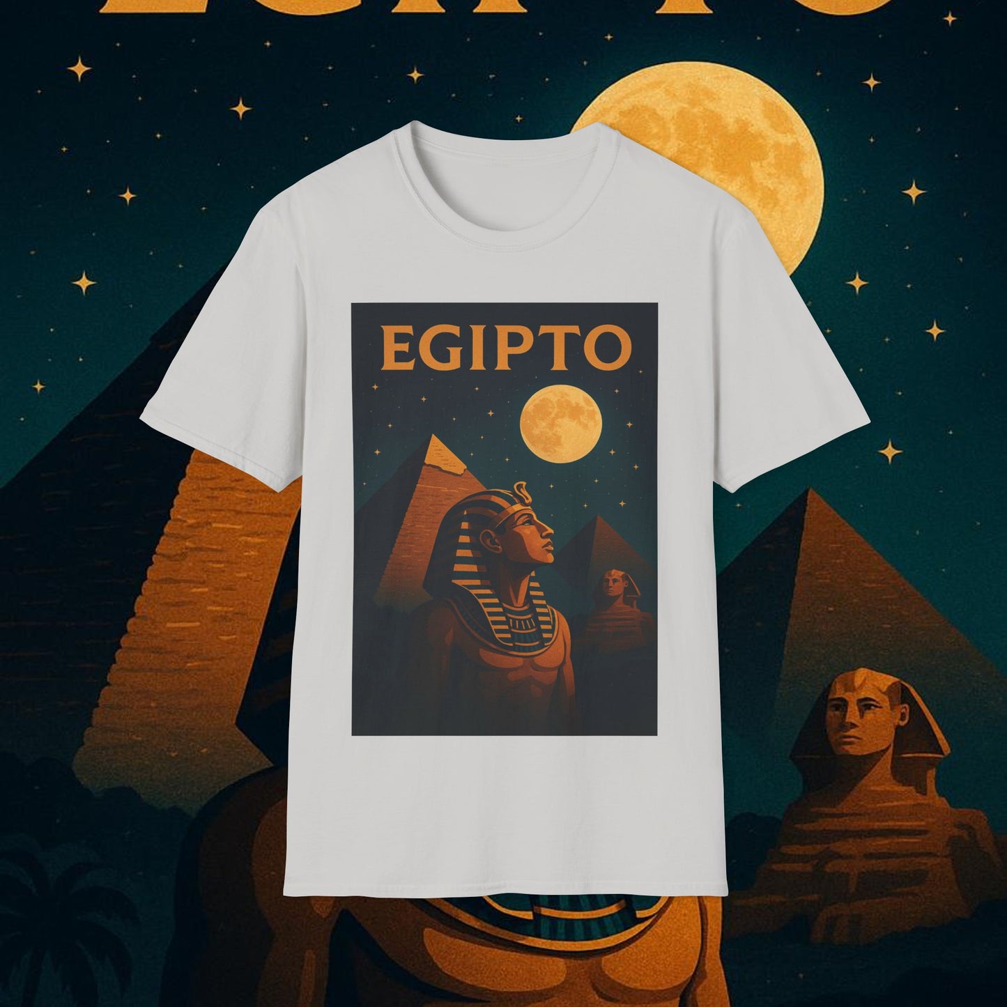 "Camiseta Egipto Misterio Dorado del Nilo 🏺🌅🐫"