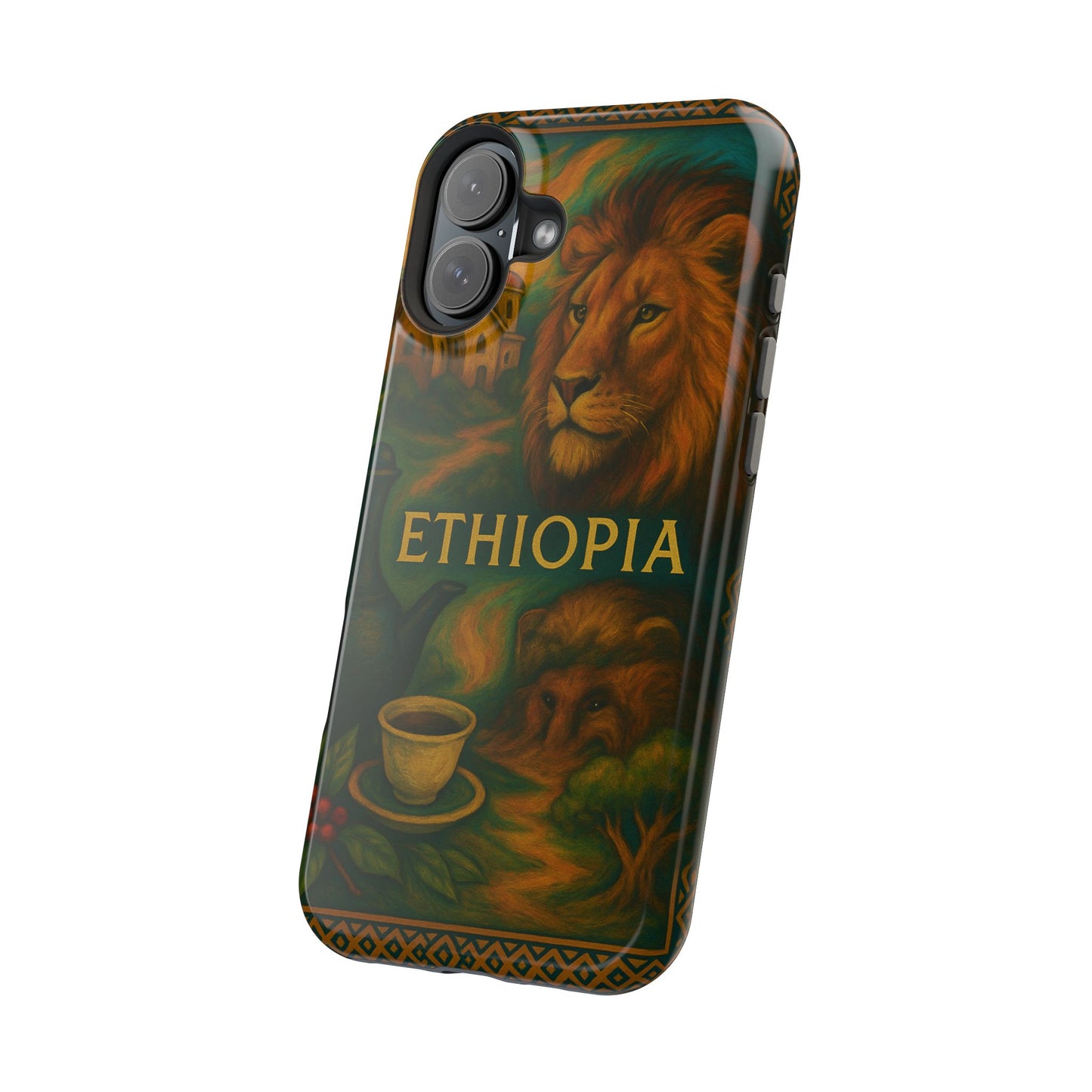 "Reinforced Magnetic Case Ethiopia – Sacred Land and Ancestral Soul"