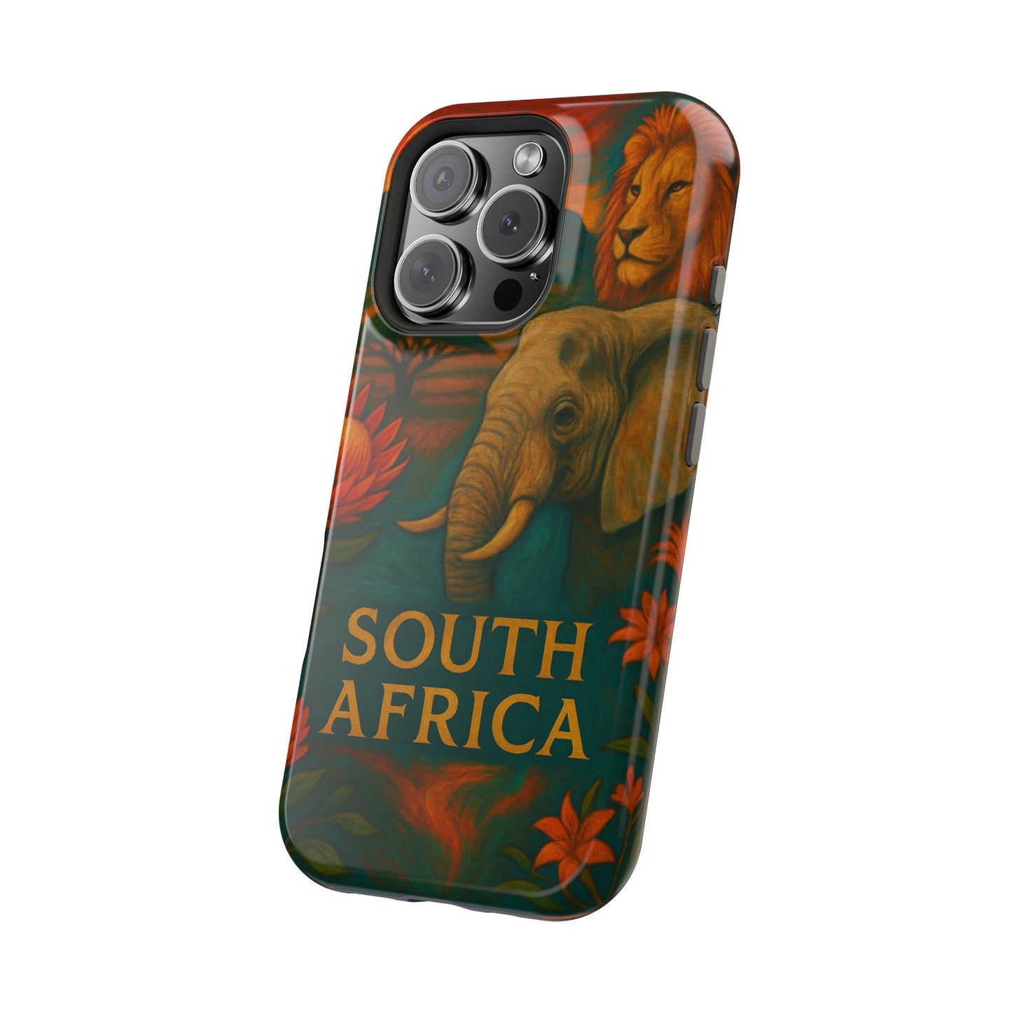"Funda Magnética Reforzada Magnética Reforzada Sudáfrica 🌍 – Un mundo de aventuras y diversidad"