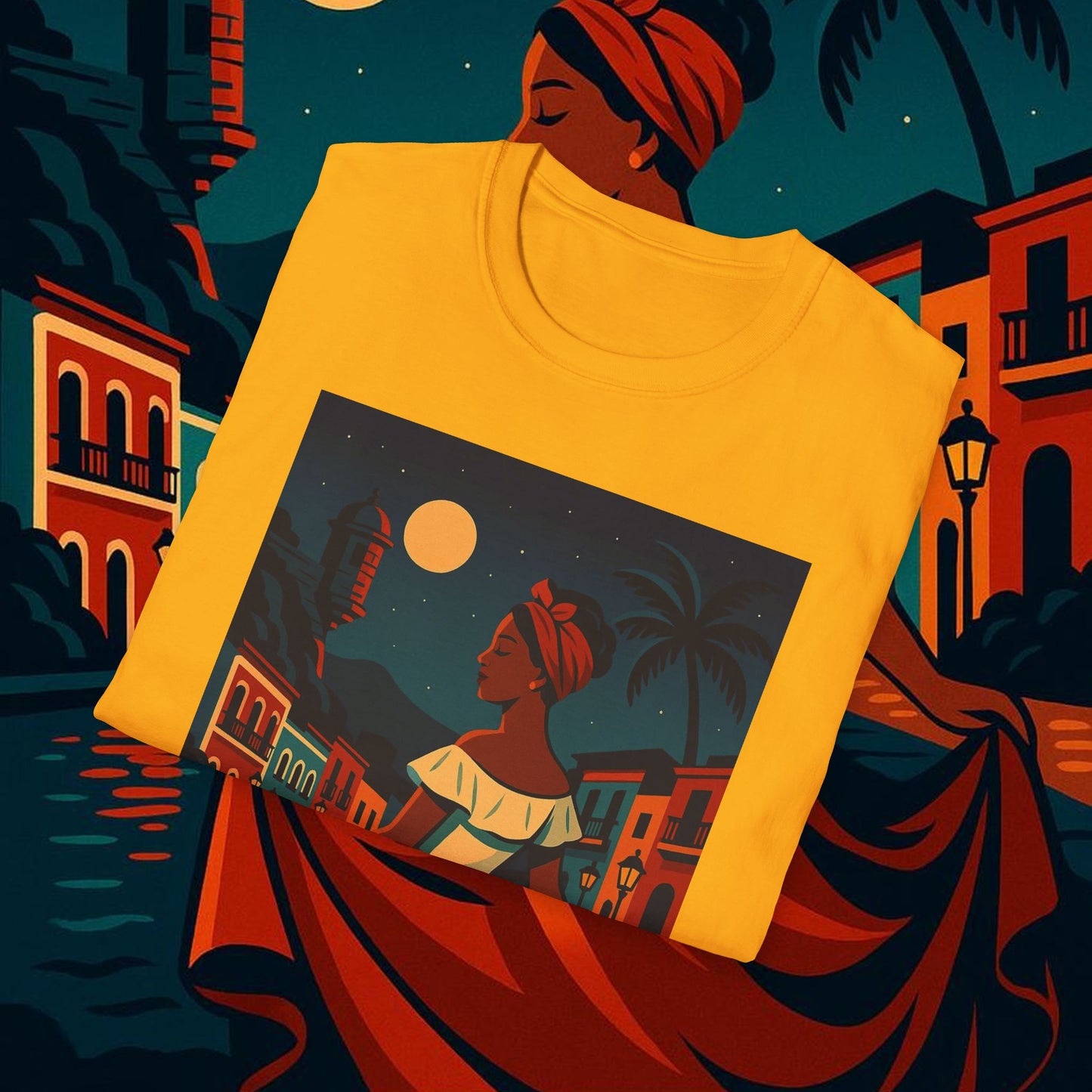 "Camiseta Puerto Rico – Ritmo, alma y color caribeño"