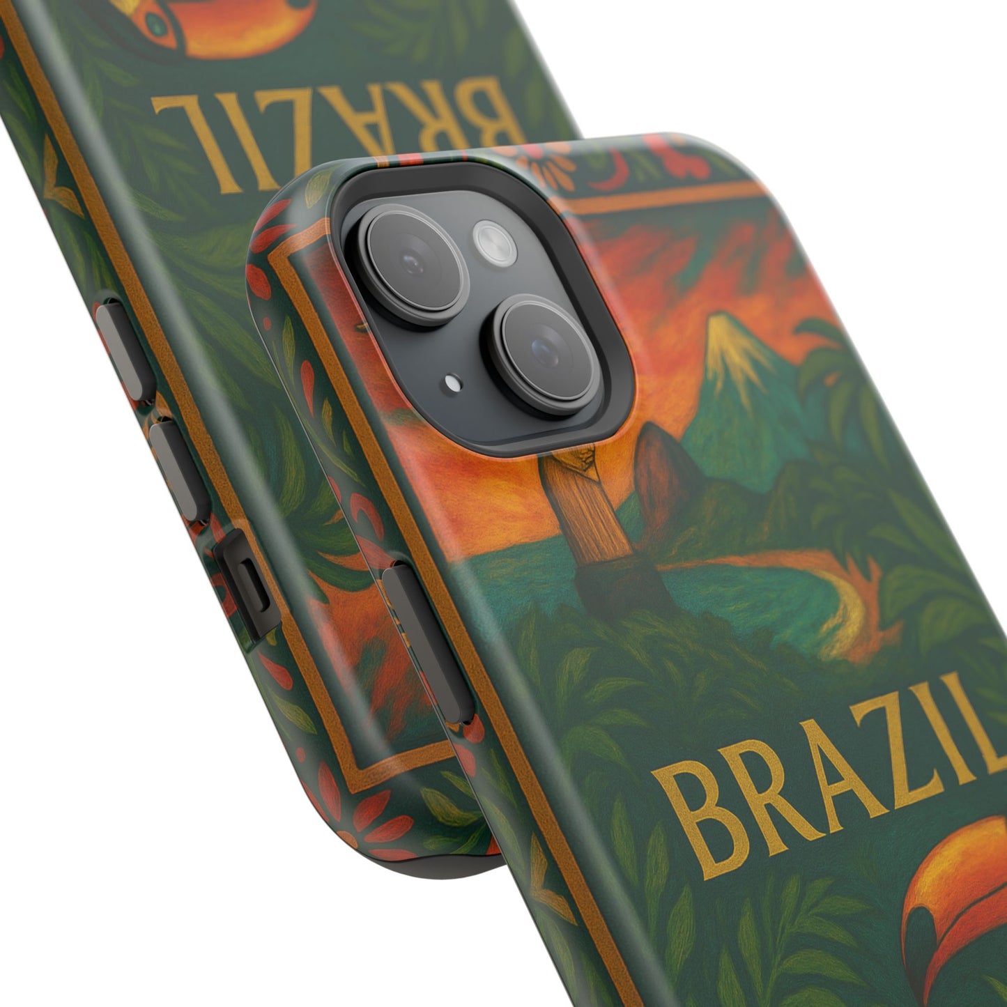 "Funda Magnética Reforzada Magnética Reforzada Brasil: Ritmo, Naturaleza y Alegría Infinita 🎶🌴🏖️"