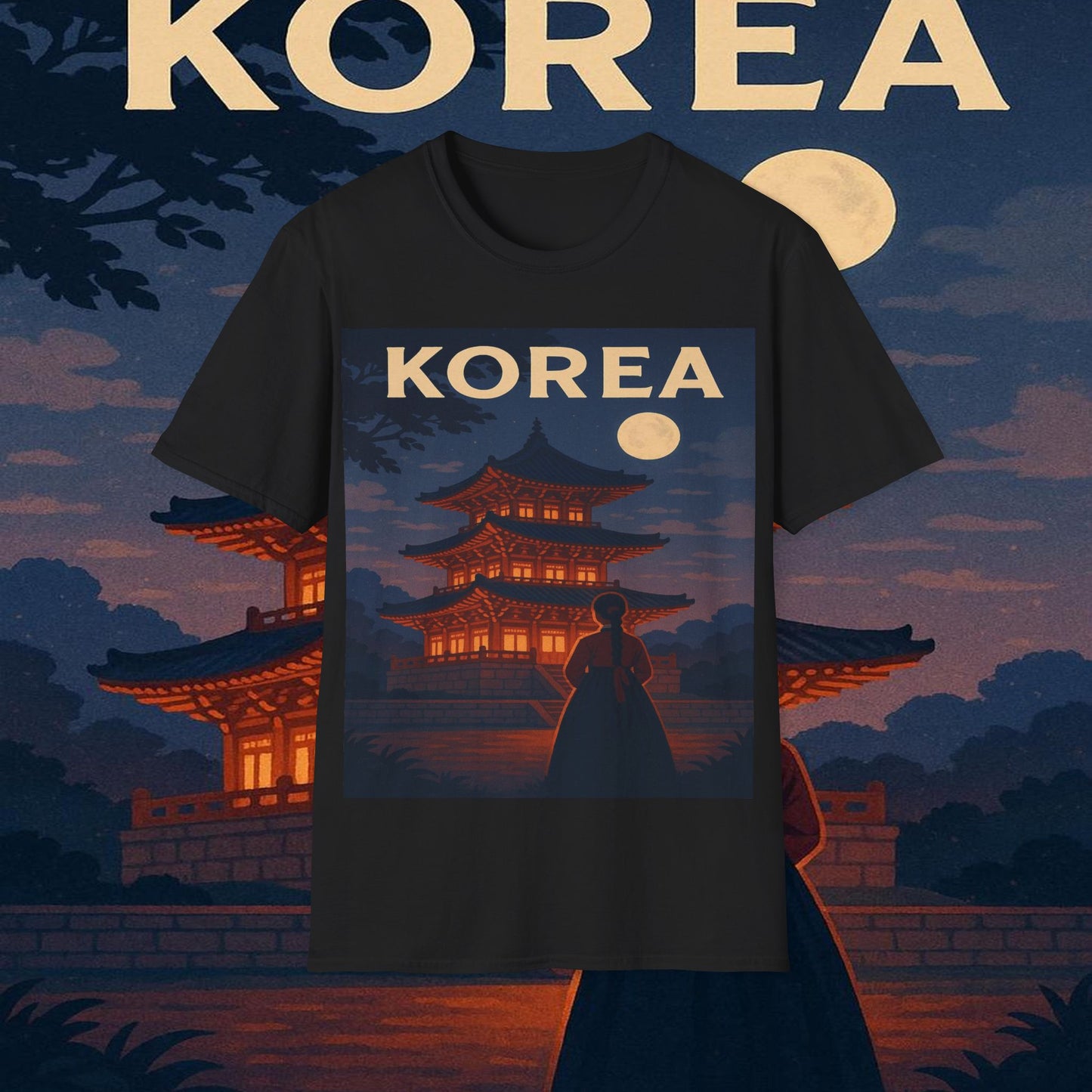 "Camiseta corea 🌸 – Tradición milenaria y modernidad vibrante"