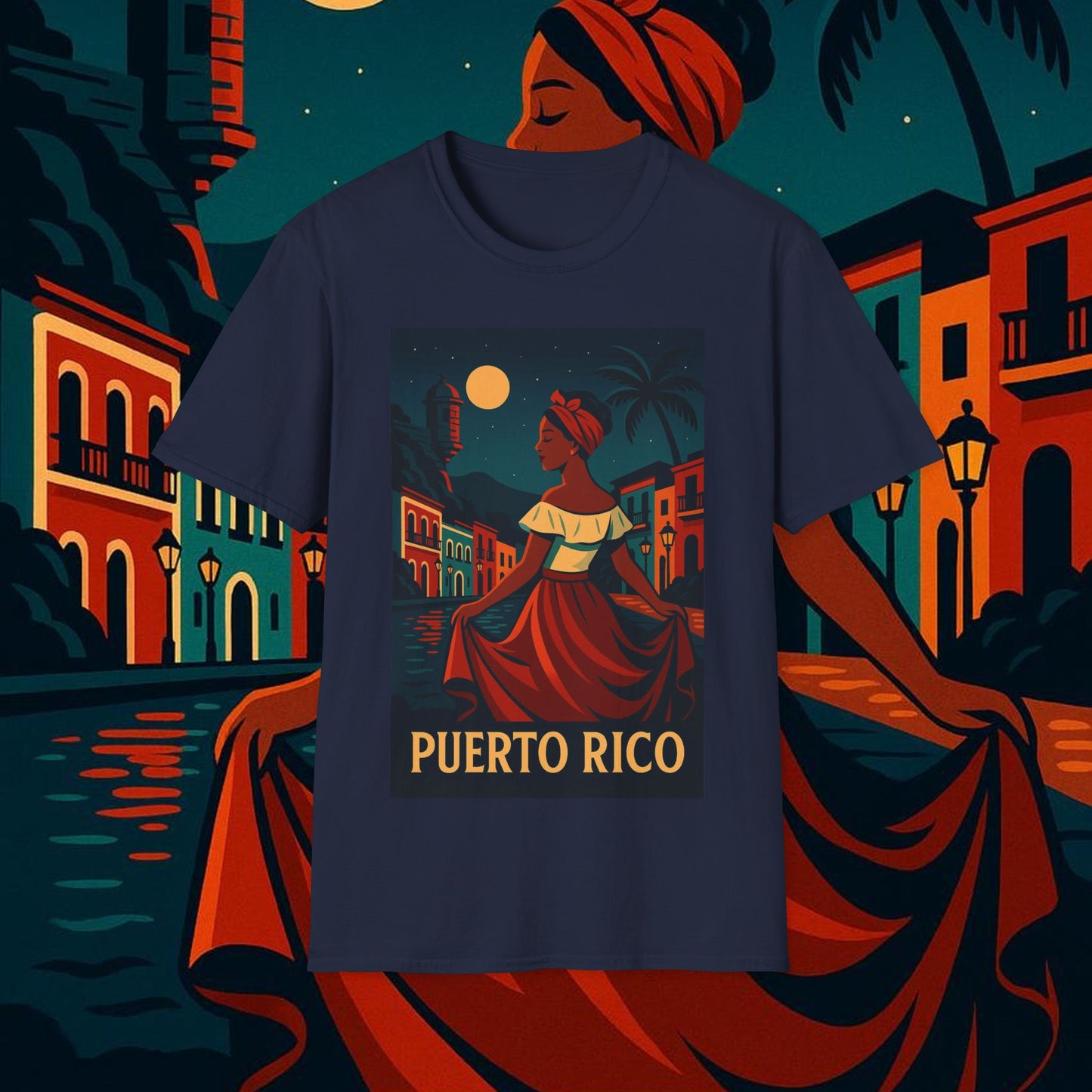 "Camiseta Puerto Rico – Ritmo, alma y color caribeño"