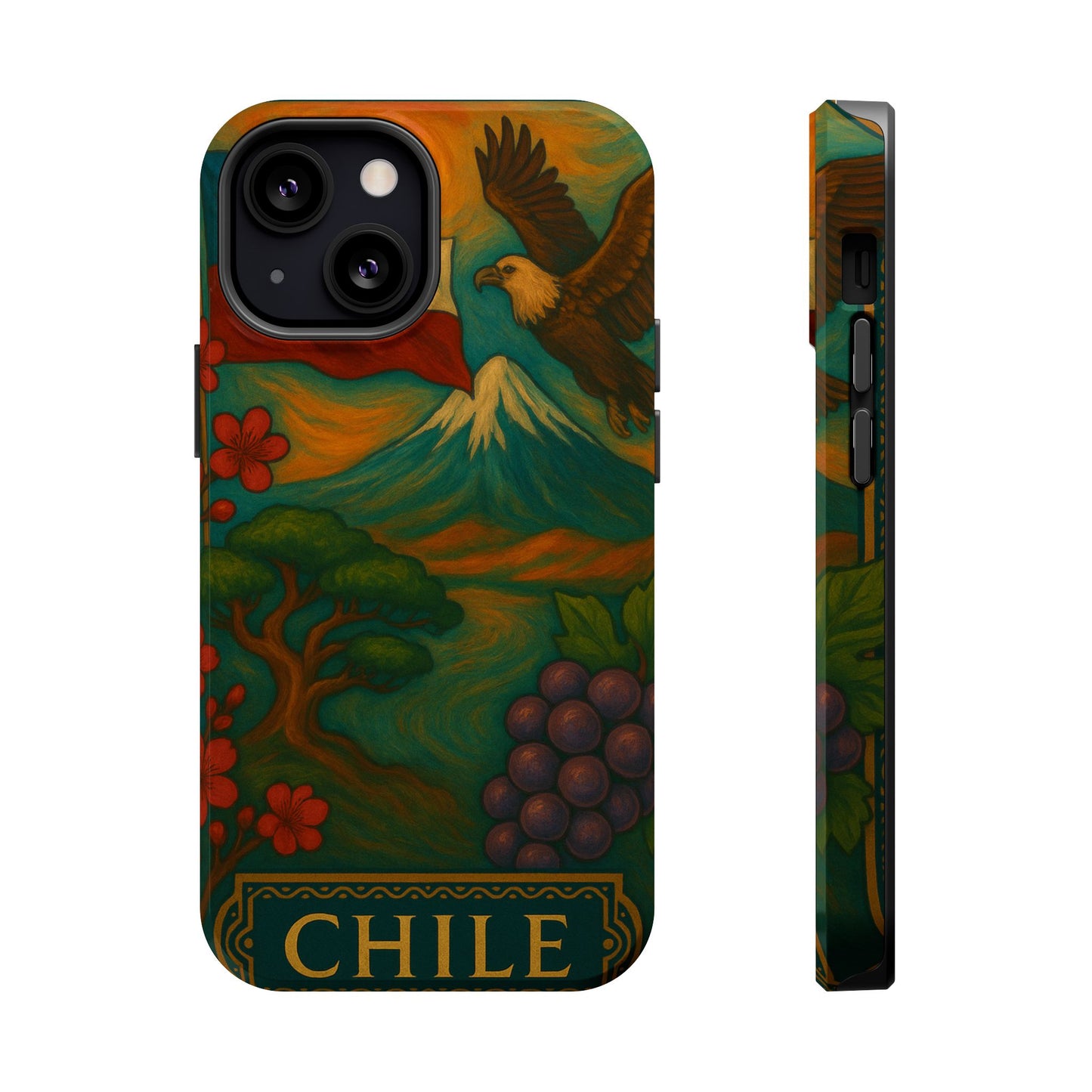 "Funda Magnética Reforzada Magnética Reforzada Chile: Naturaleza Indómita y Horizontes Eternos 🏔️🍇🏜️"