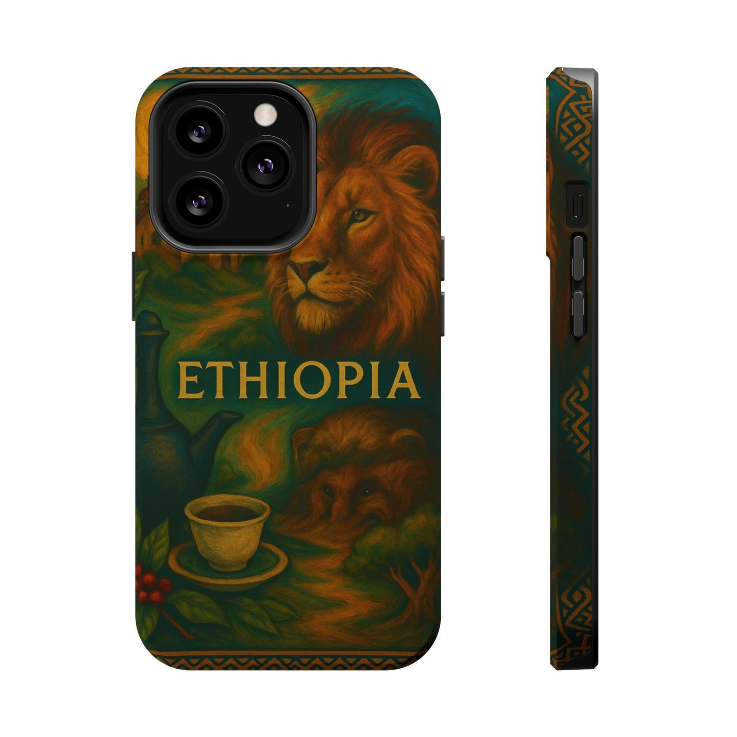 "Reinforced Magnetic Case Ethiopia – Sacred Land and Ancestral Soul"