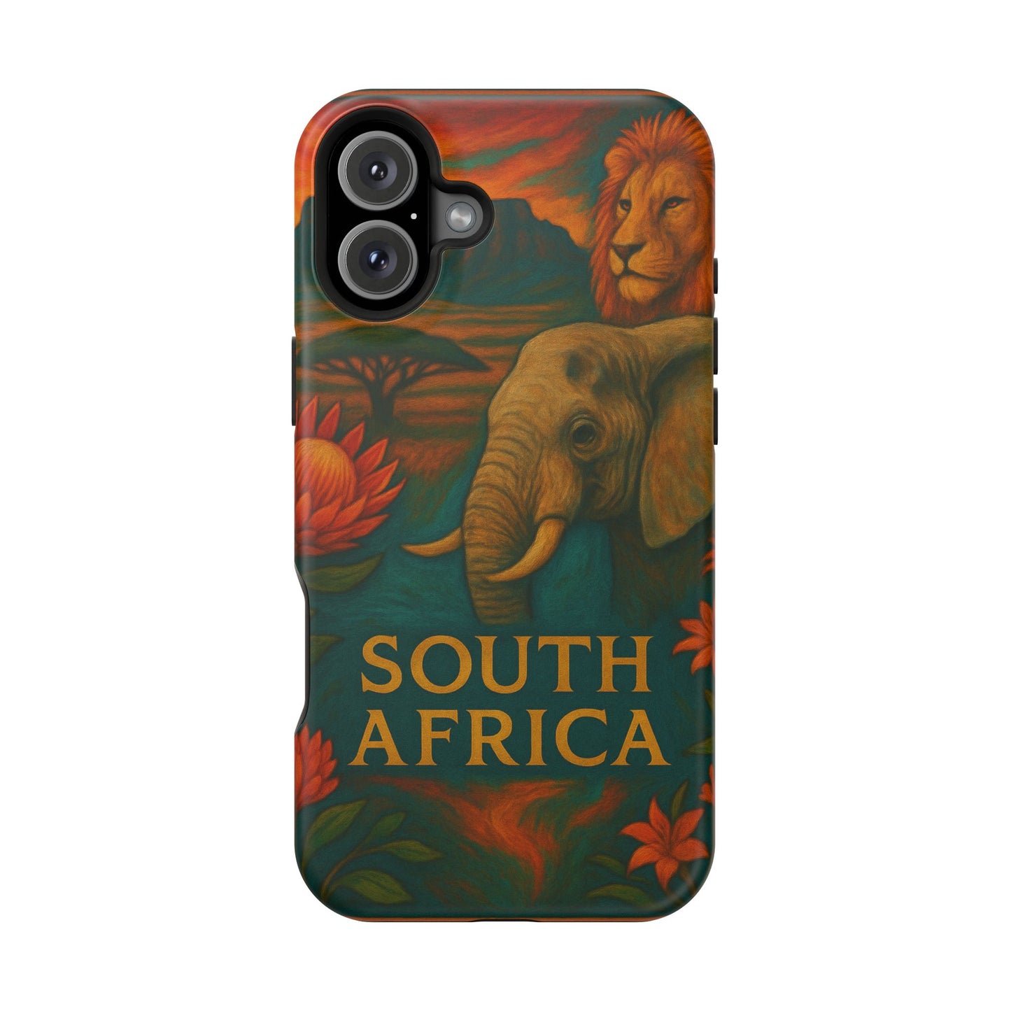"Funda Magnética Reforzada Magnética Reforzada Sudáfrica 🌍 – Un mundo de aventuras y diversidad"