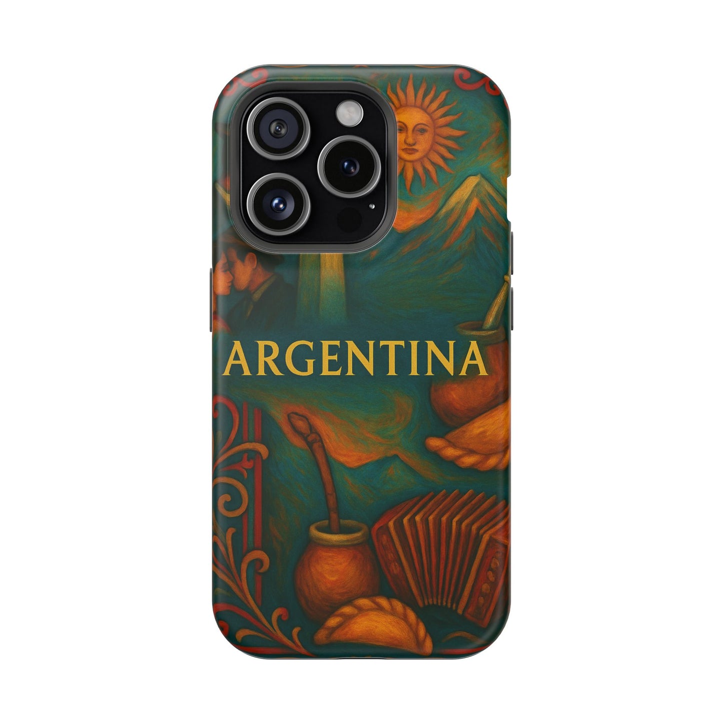 "Funda Magnética Reforzada Argentina: Pasión, Tradición y Tierra de Sueños🔥🏞️"