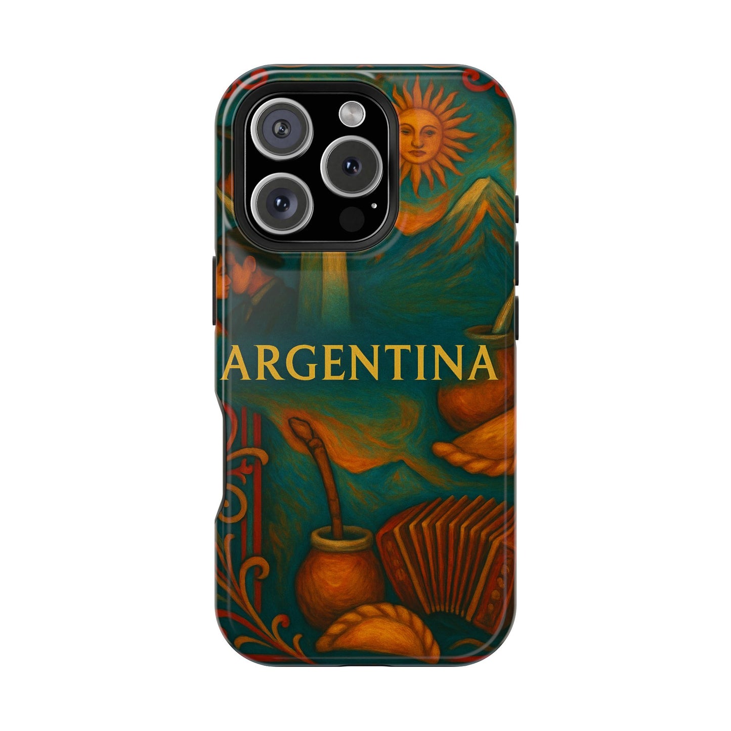 "Funda Magnética Reforzada Argentina: Pasión, Tradición y Tierra de Sueños🔥🏞️"