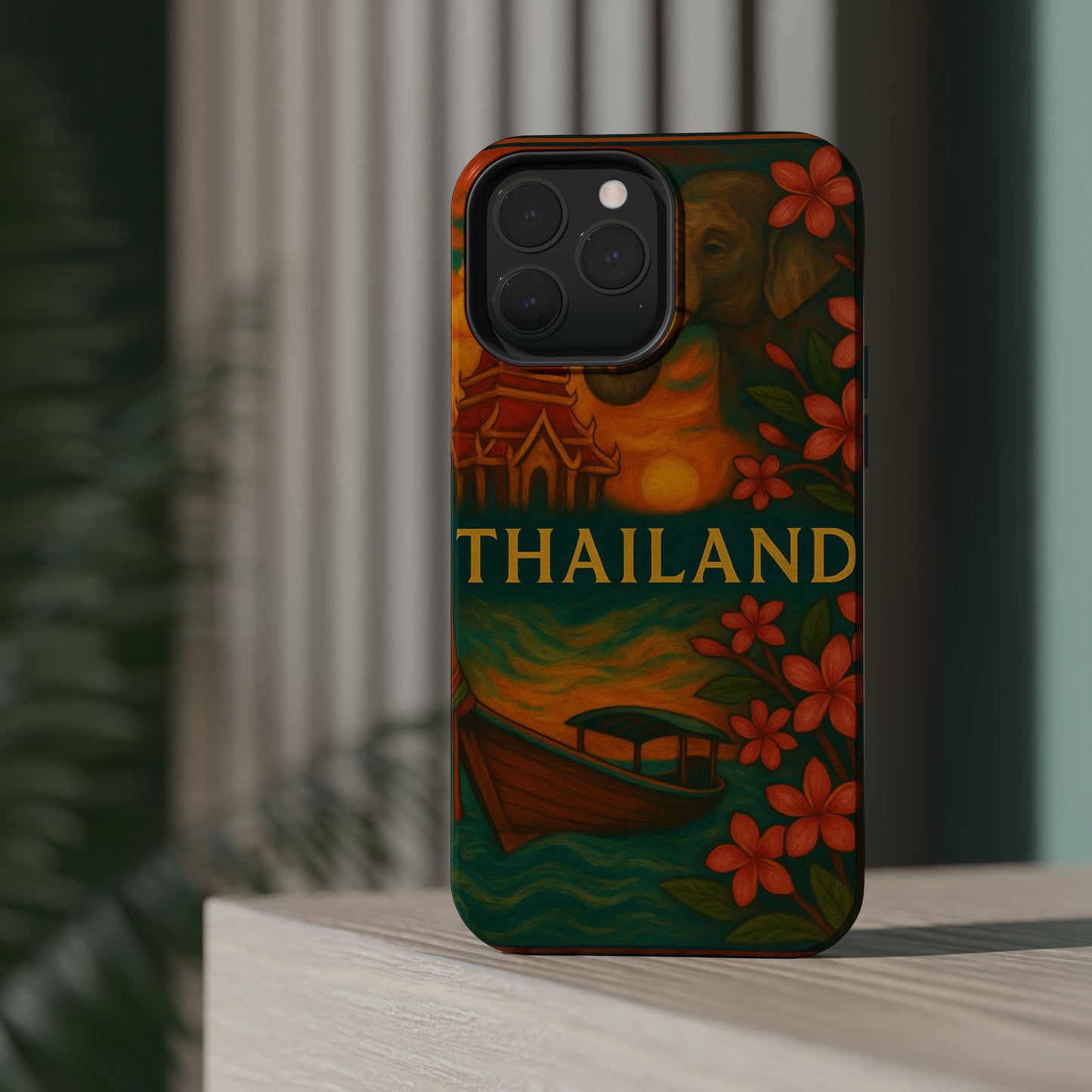 "Funda Magnética Reforzada Magnética Reforzada Thailand🌴 – El Reino de las Sonrisas y la Aventura"