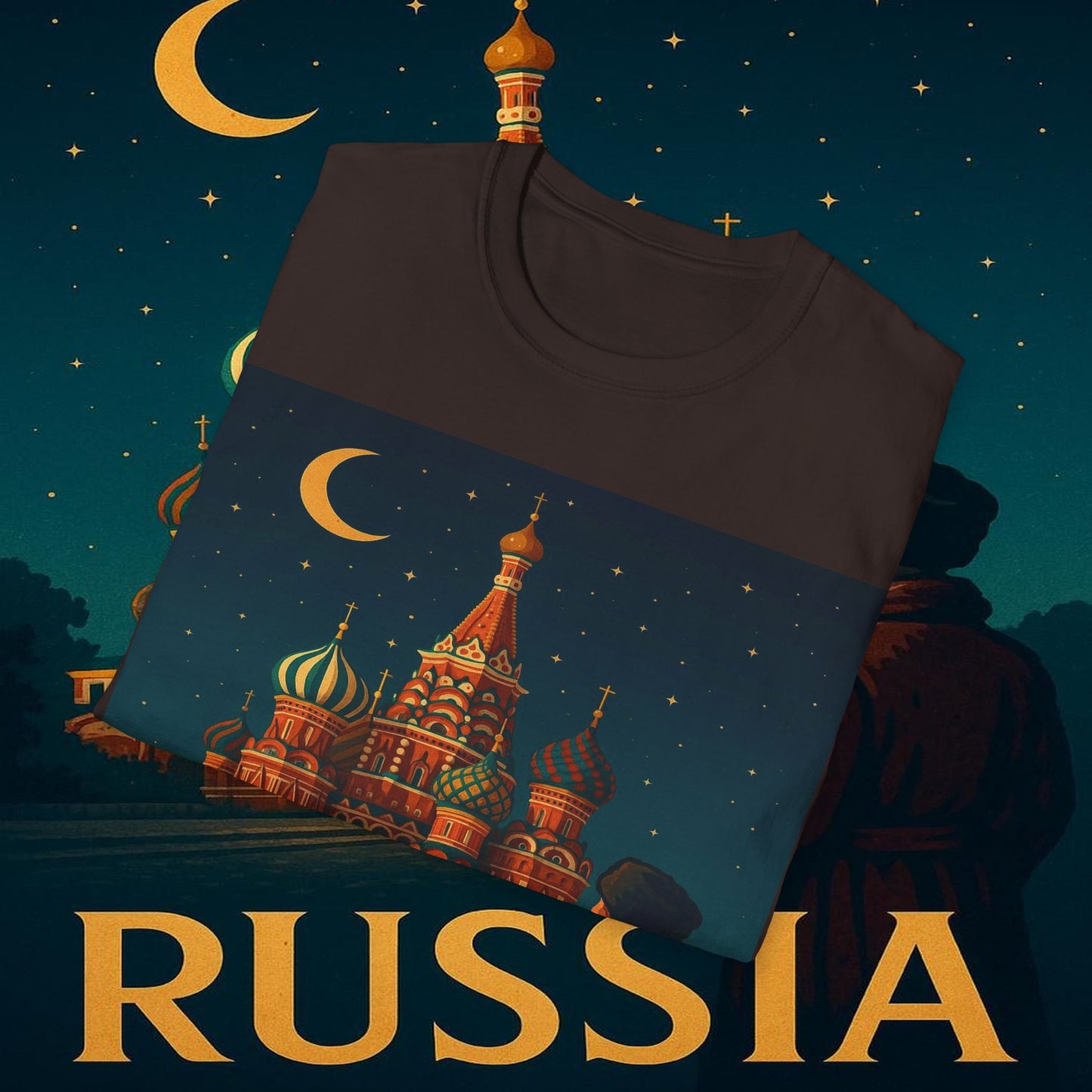 "Camiseta Rusia ❄️ – Tierra de historia, misterio y grandeza"
