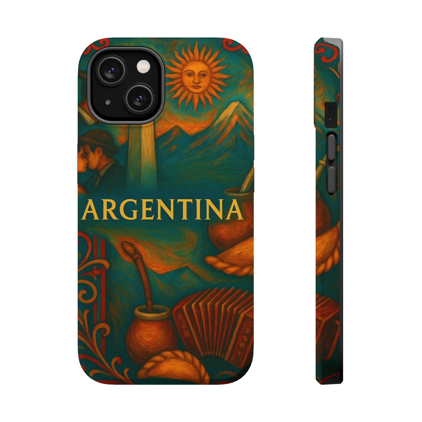 "Funda Magnética Reforzada Argentina: Pasión, Tradición y Tierra de Sueños🔥🏞️"