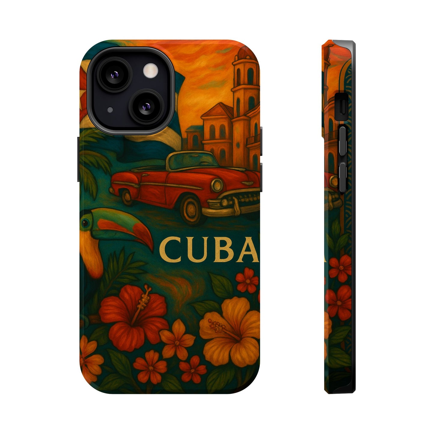 "Reinforced Magnetic Case Reinforced Magnetic Case Cuba: Rhythm, History and Caribbean Charm 🎺🚗🌴"