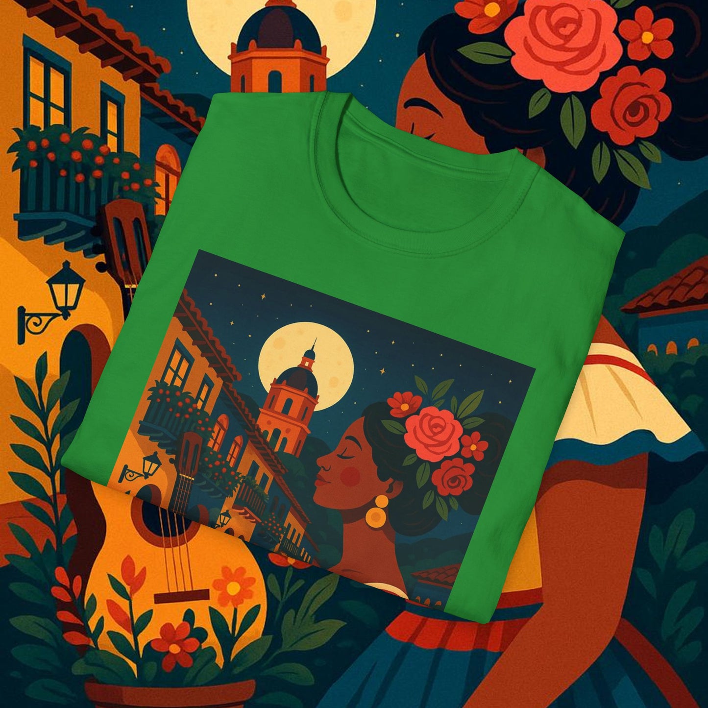"Camiseta Colombia: Magia de Colores, Café y Tradición ☕🎨🌄"