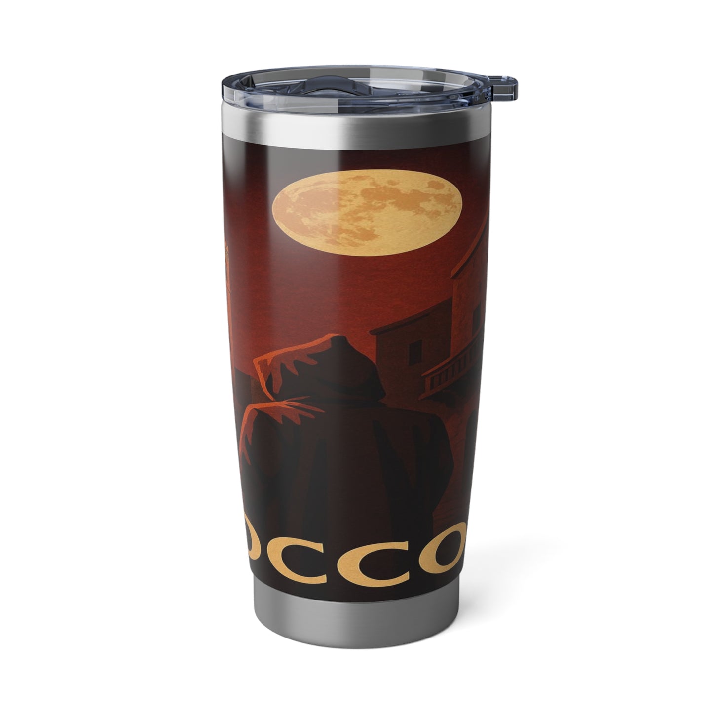 "Vaso Térmico Vagabond 20oz Marruecos: Magia del Desierto y Ciudades de Mil Colores 🐪🏜️🕌"