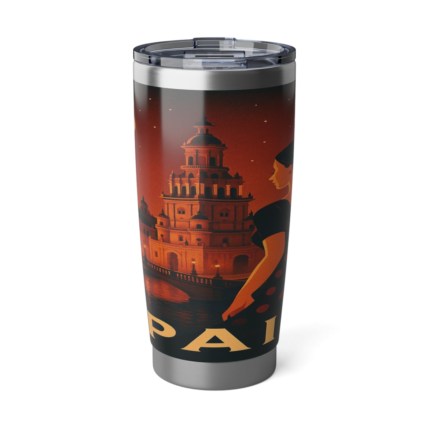 "Vaso Térmico Vagabond 20oz España: Pasión, Arte y Sabores que Enamoran 🎨💃🍷"