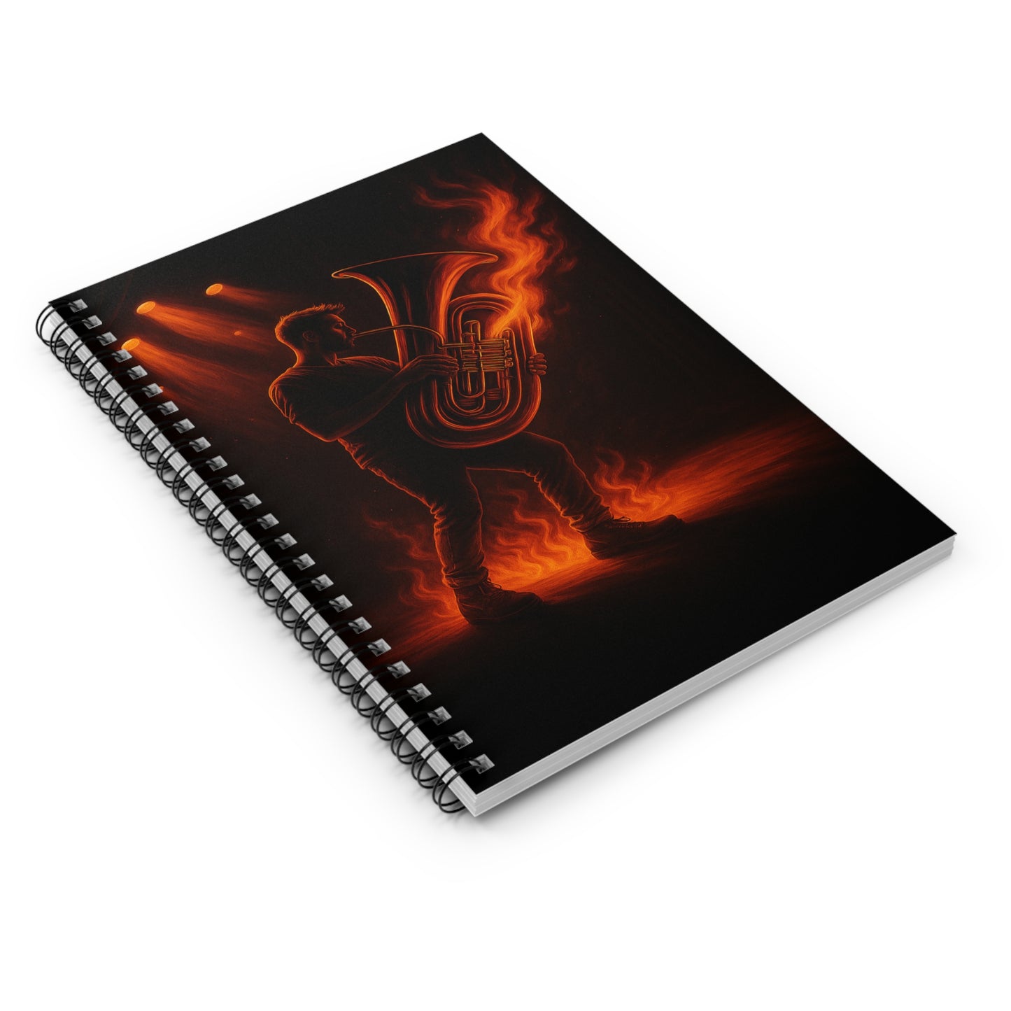 "libreta Tuba 🎺🔥 Cuando el alma suena, todo arde.”