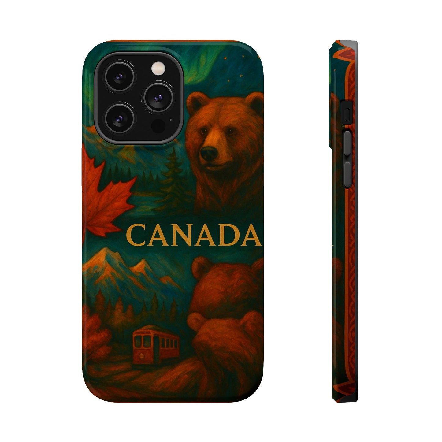 "Funda Magnética Reforzada Magnética Reforzada Canadá: Naturaleza Majestuosa y Espíritu Libre 🍁🏞️🦌"