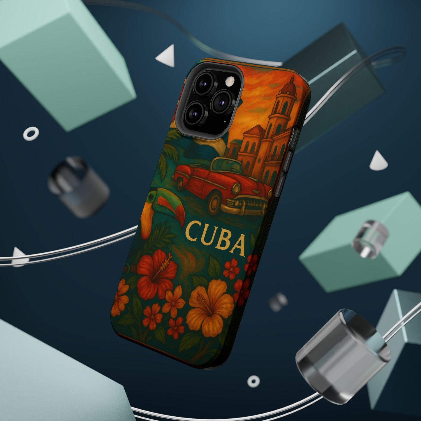 "Reinforced Magnetic Case Reinforced Magnetic Case Cuba: Rhythm, History and Caribbean Charm 🎺🚗🌴"