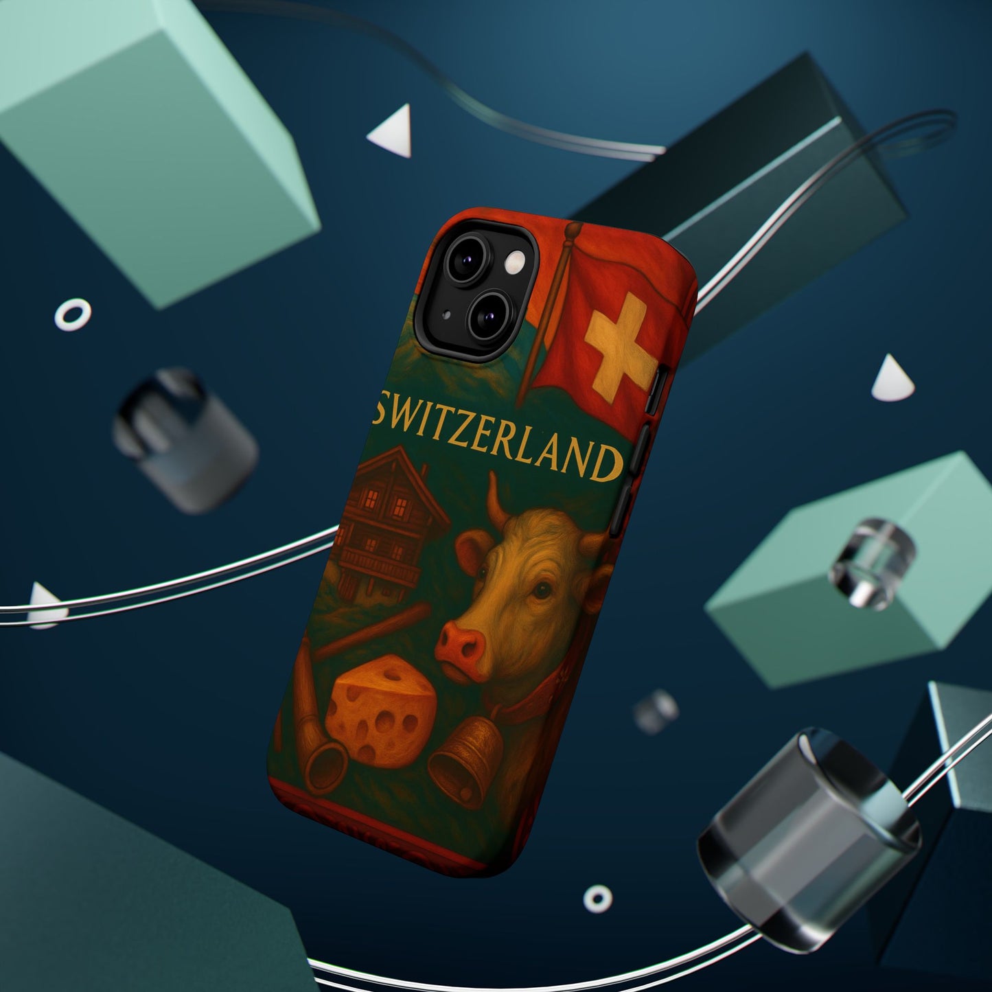 "Funda Magnética Reforzada Magnética Reforzada suiza❄️ – Tierra de montañas majestuosas y precisión legendaria"