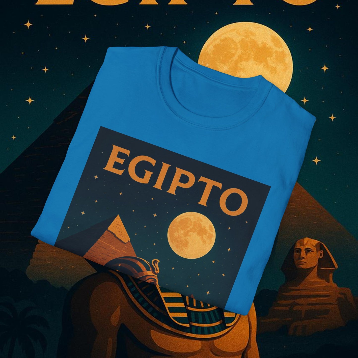 "Camiseta Egipto Misterio Dorado del Nilo 🏺🌅🐫"