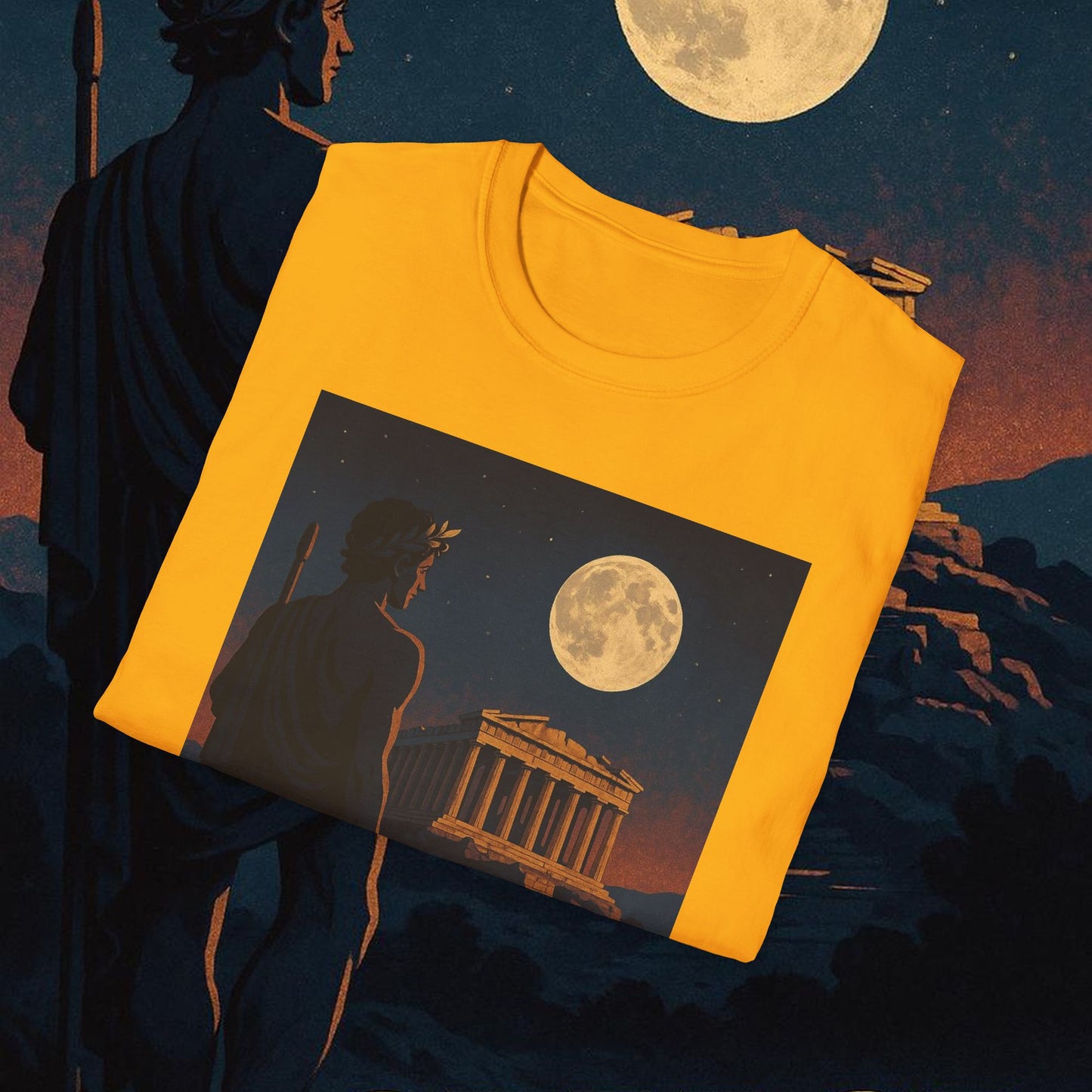 "Camiseta Grecia: Cuna de Dioses, Maravillas y Filosofía 🌊🏛️⚡"