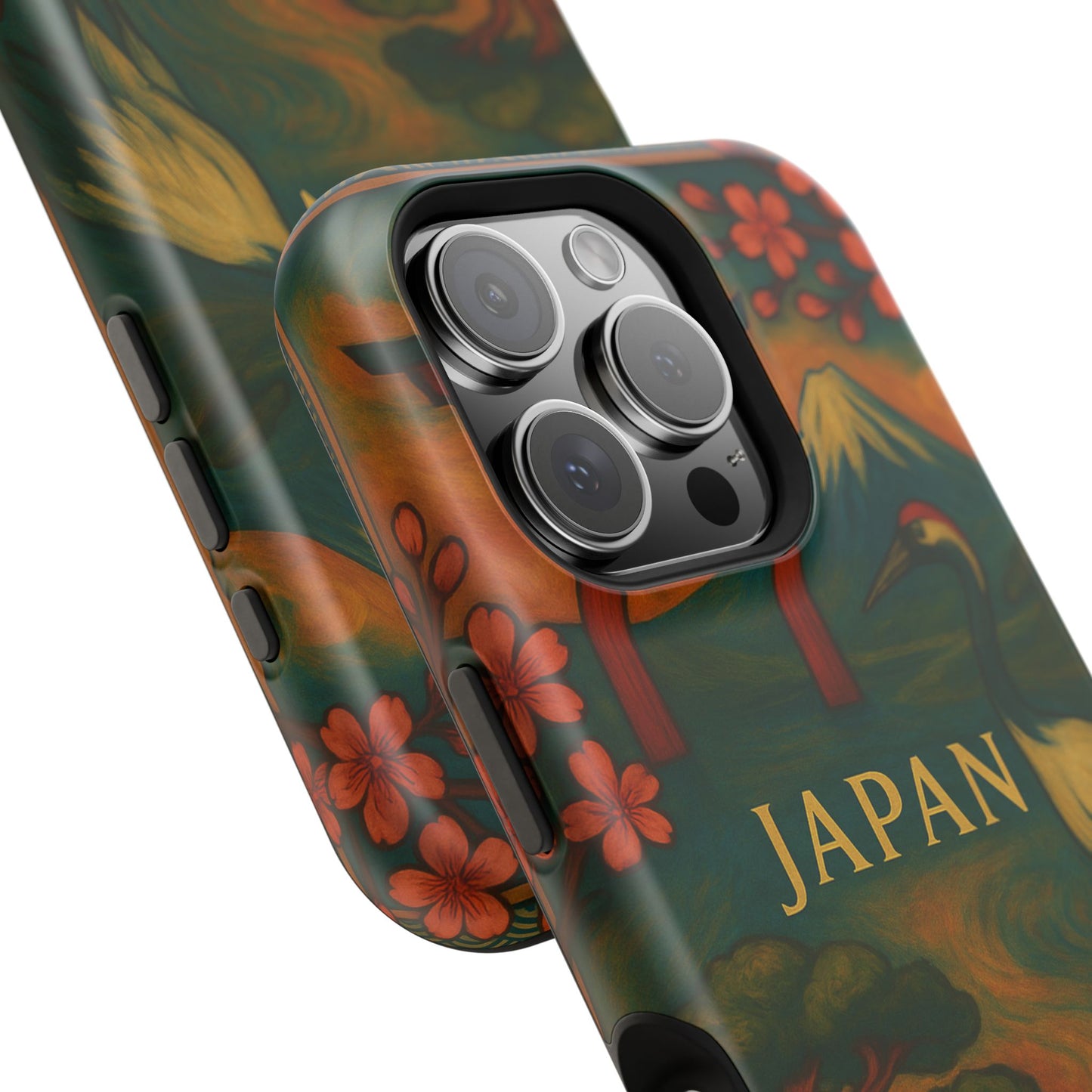 "Funda Magnética Reforzada Japón: Tradición entre Cerezos y Montañas 🌸⛩️🗻"