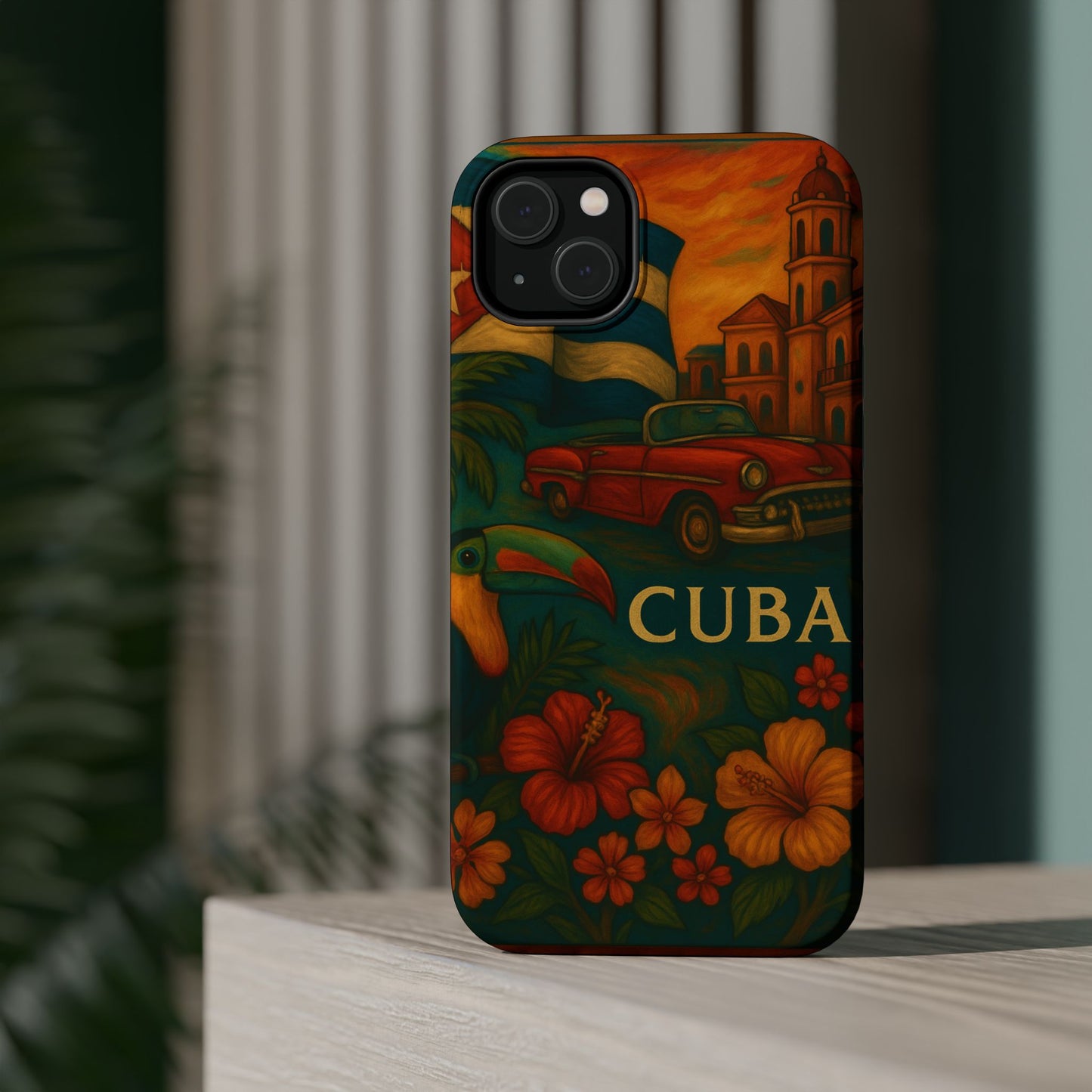 "Reinforced Magnetic Case Reinforced Magnetic Case Cuba: Rhythm, History and Caribbean Charm 🎺🚗🌴"