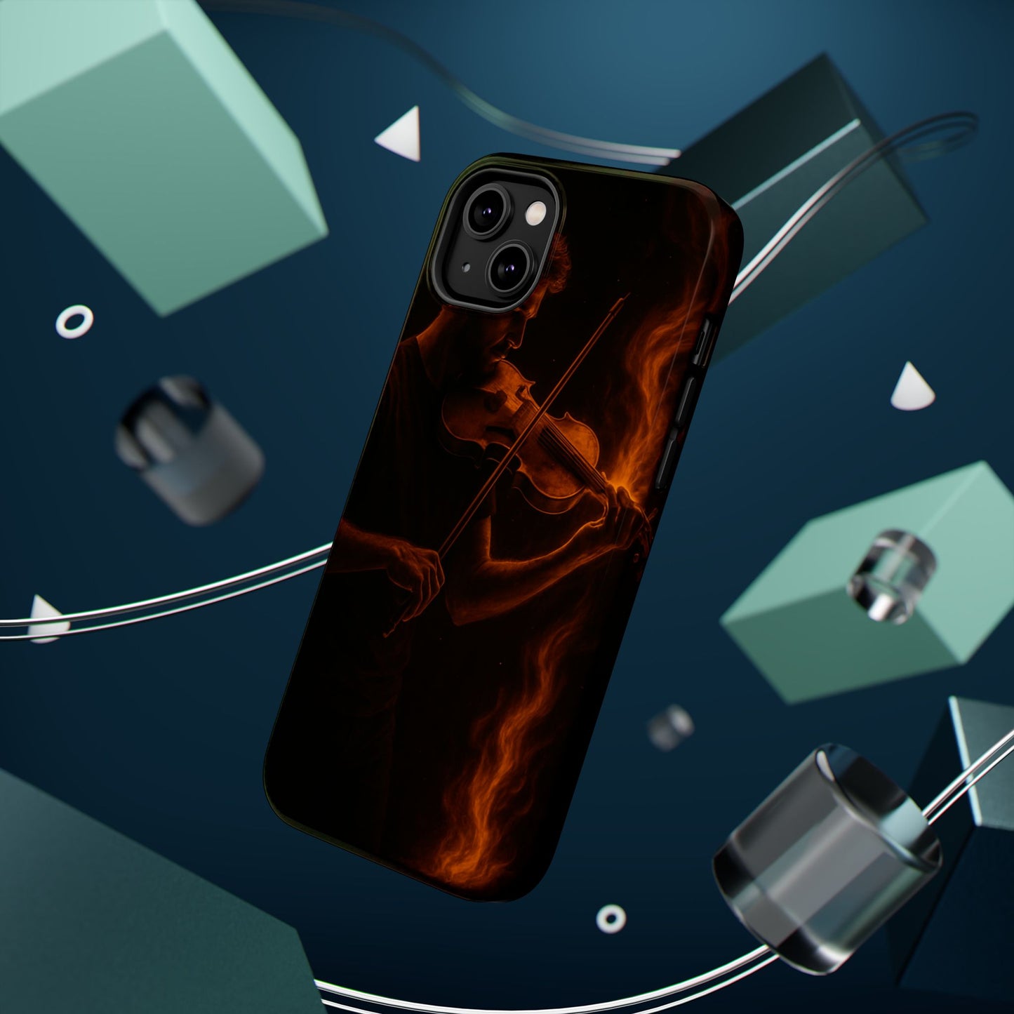 "Funda Magnética Reforzada Magnética Reforzada violin 🎻🔥 “Toca con el alma. Quema con cada nota.” 🔥🎻