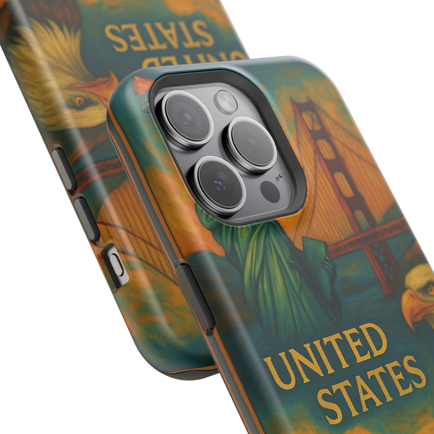 "Funda Magnética Reforzada Estados Unidos: Sueños, Libertad y Grandes Horizontes 🗽🏜️🌆"