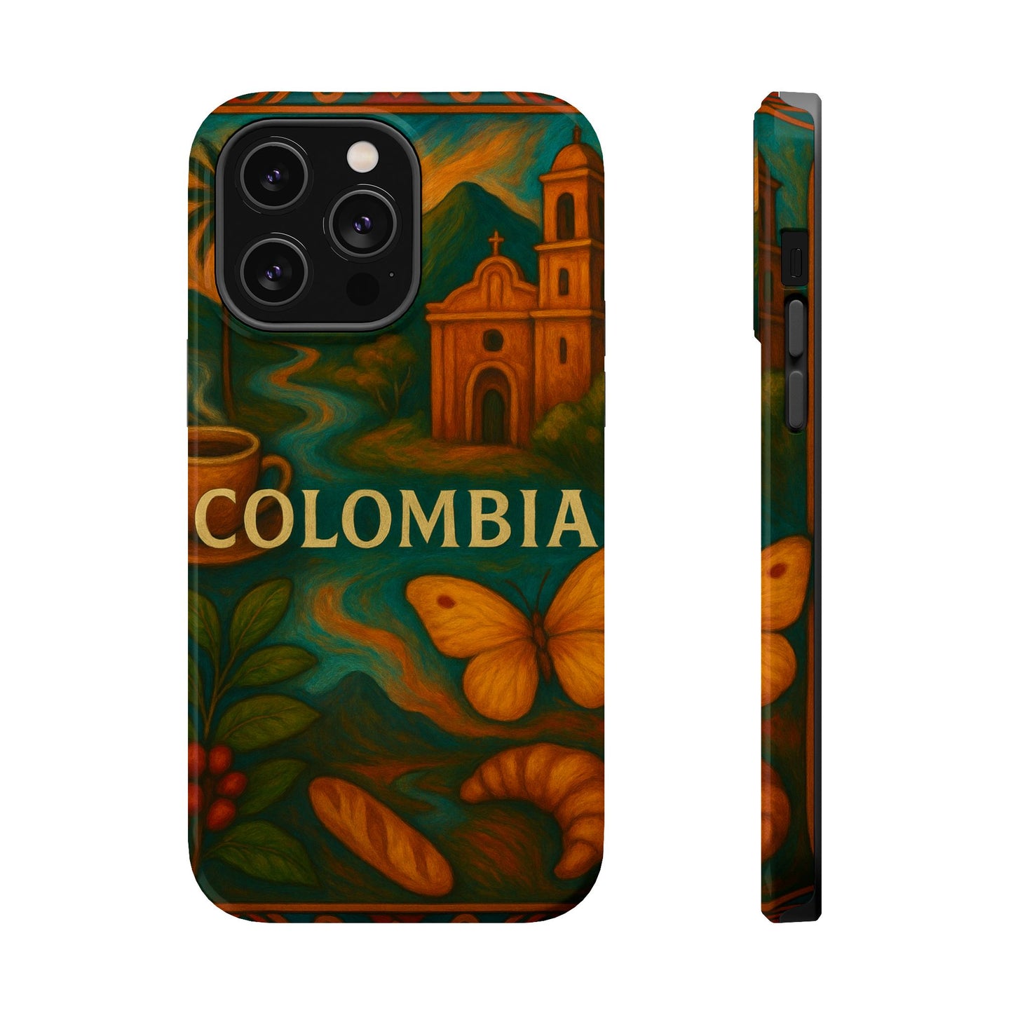 "Funda Magnética Reforzada Colombia: Magia de Colores, Café y Tradición ☕🎨🌄"