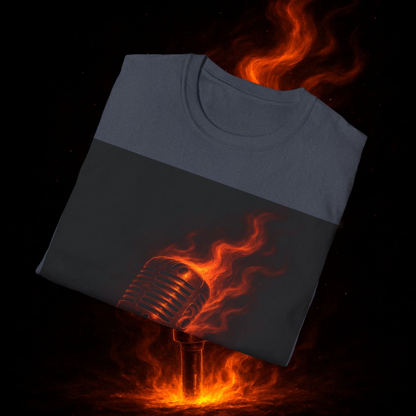 "Camiseta voz 🎤🔥Dilo con fuego. Cántalo con alma.” 🔥🎤