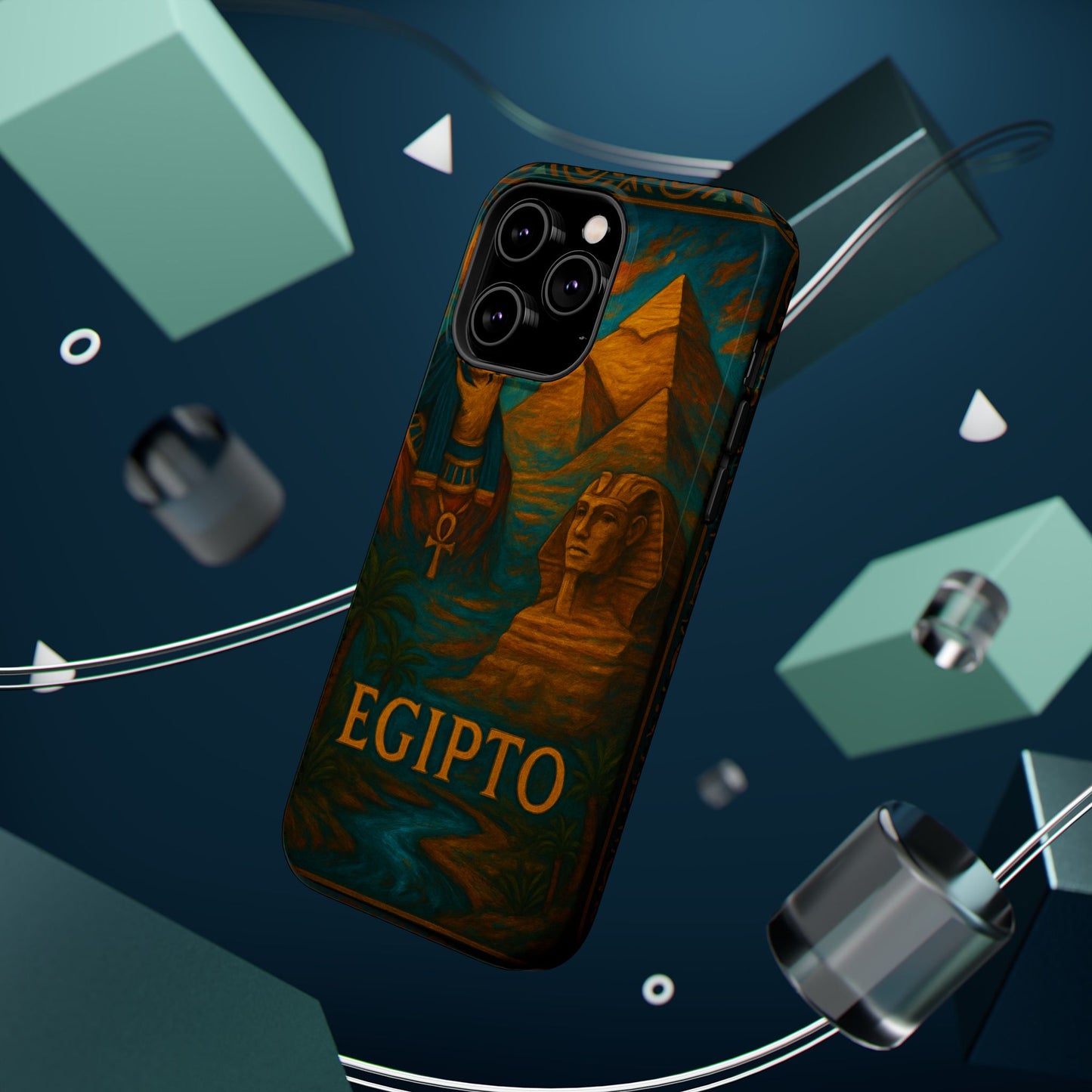 "Funda Magnética Reforzada Egipto Misterio Dorado del Nilo 🏺🌅🐫