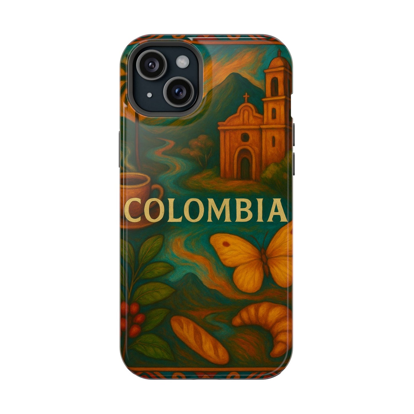"Funda Magnética Reforzada Colombia: Magia de Colores, Café y Tradición ☕🎨🌄"