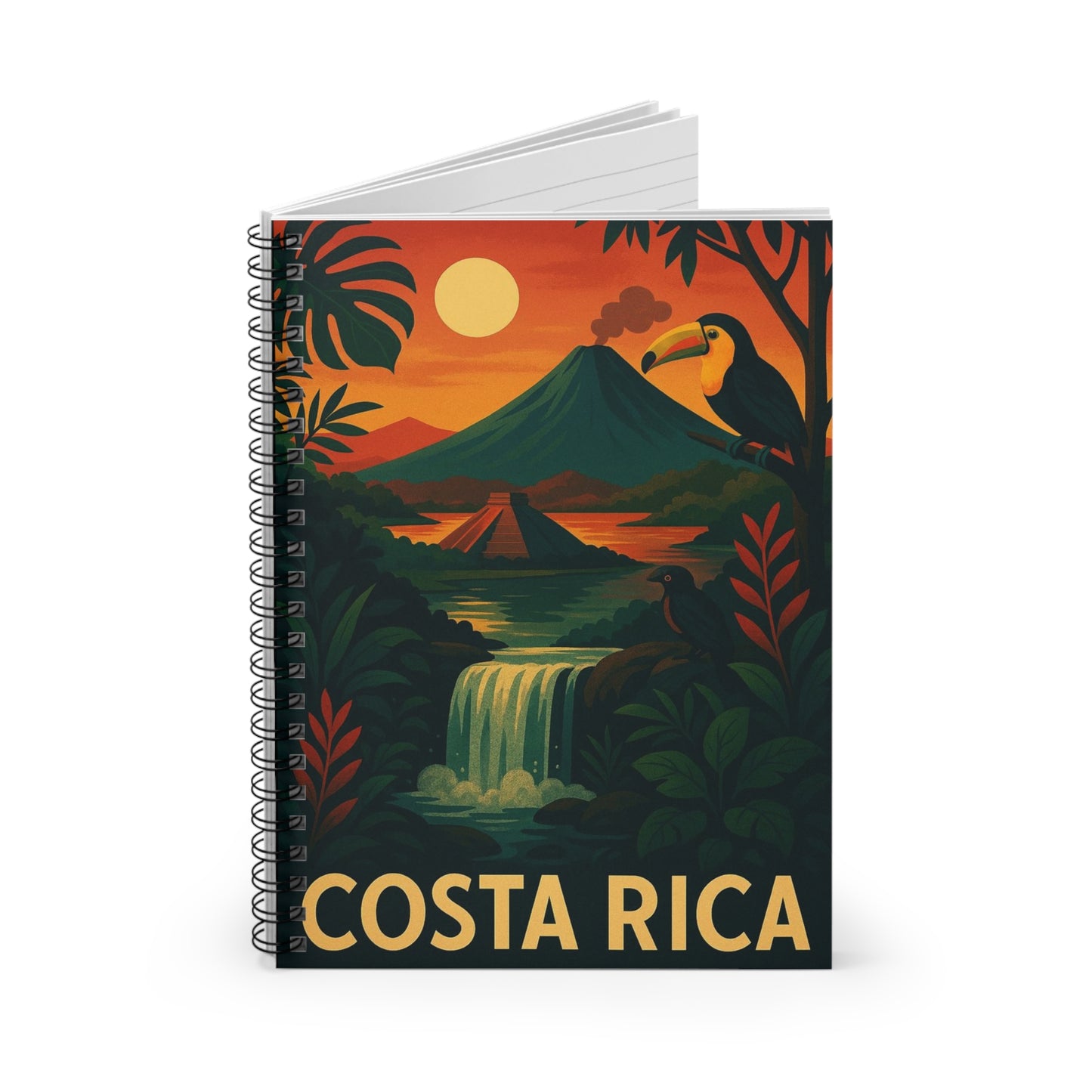 "libreta Costa Rica: Pura Vida entre Volcanes y Selvas 🌋🌴🦜"