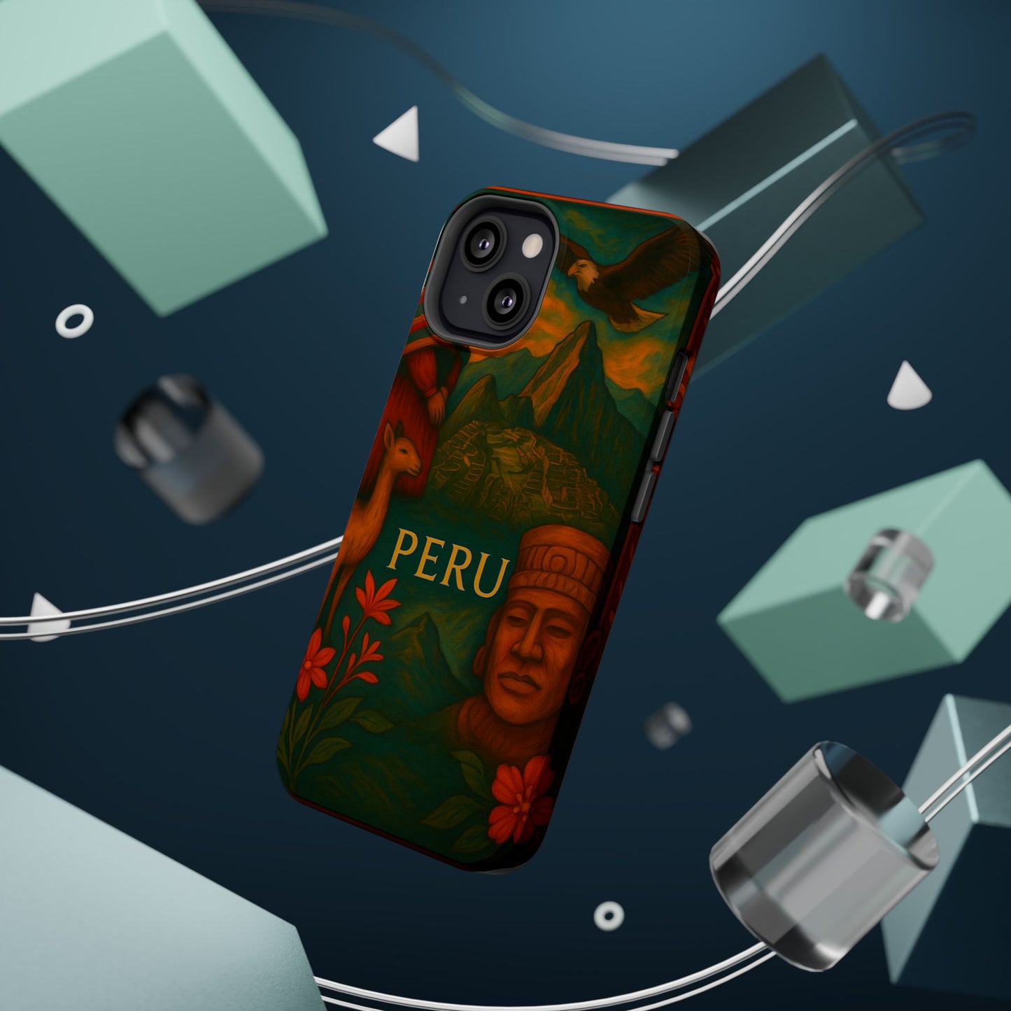 "Funda Magnética Reforzada Perú: Misticismo, Historia y Maravillas Eternas 🏔️🦙🛕"