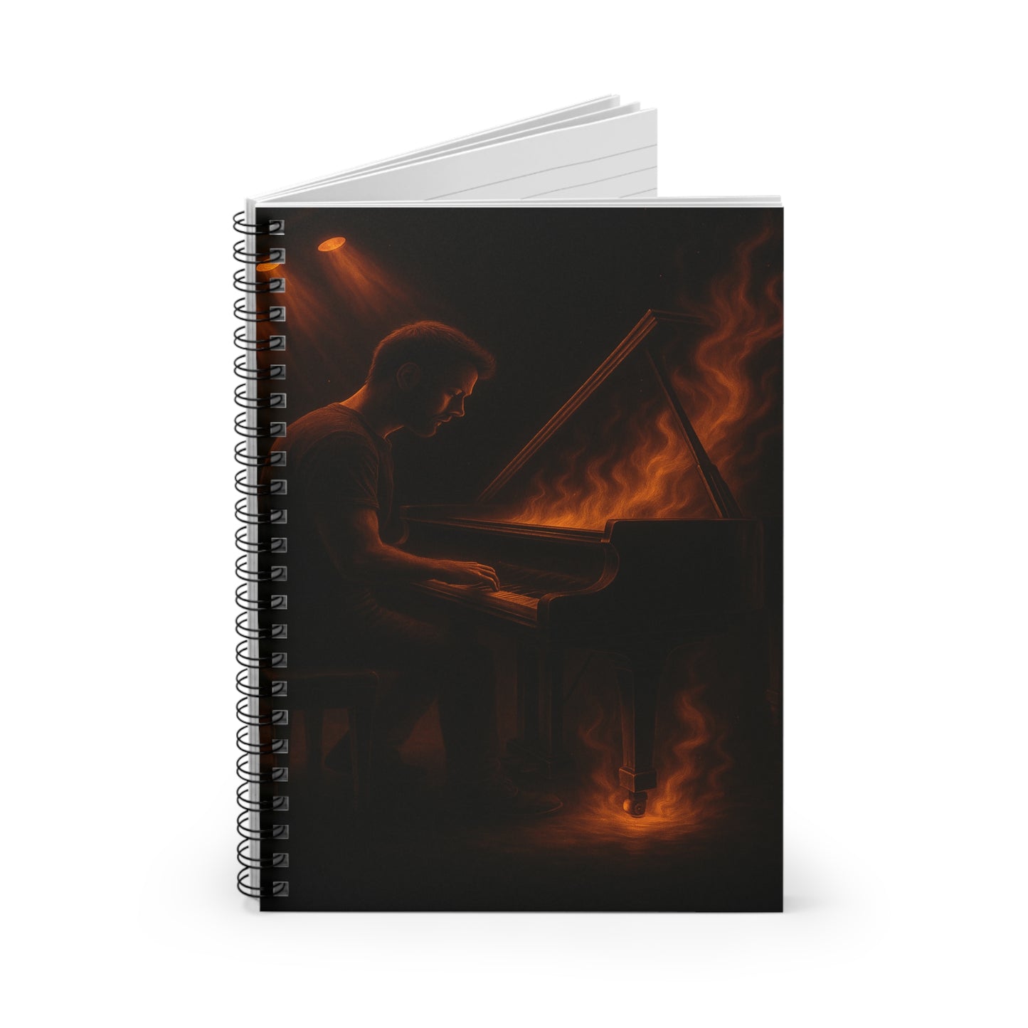 "libreta piano 🎹🔥Cuando las manos arden… el alma canta.” 🔥🎹