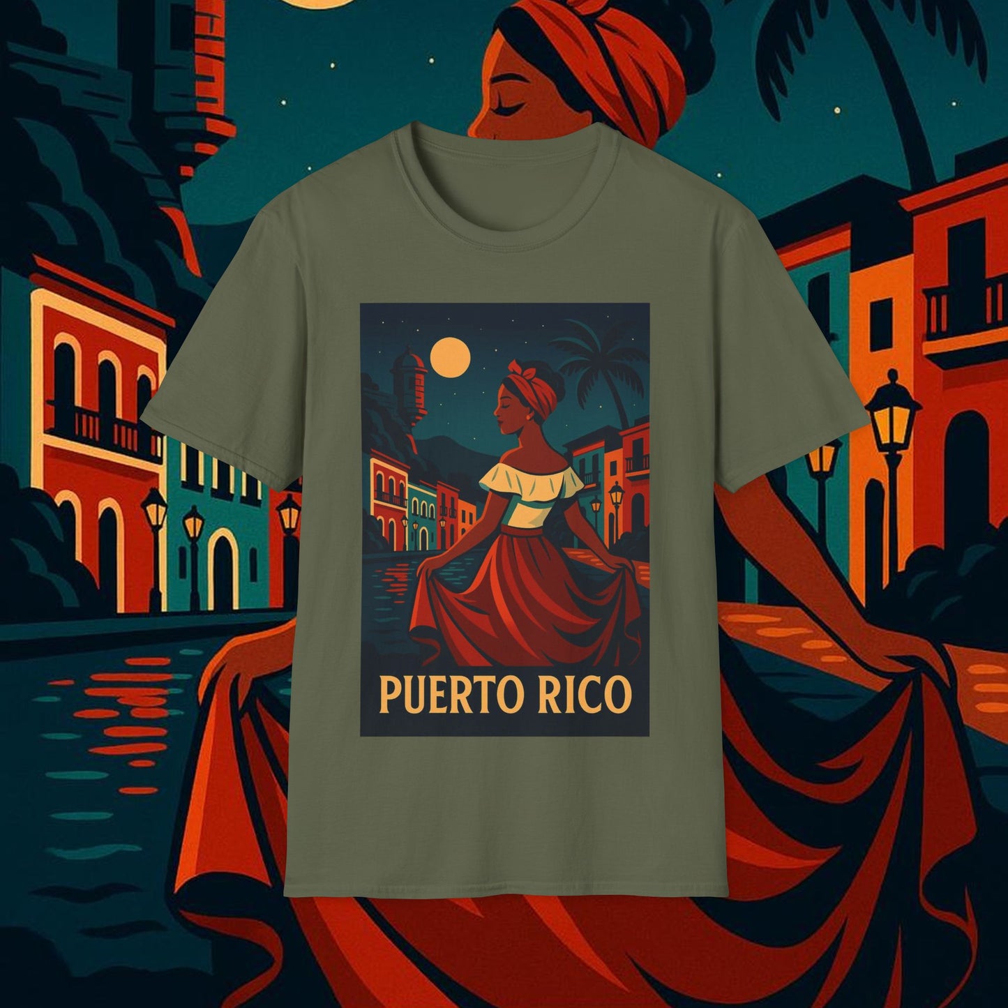 "Camiseta Puerto Rico – Ritmo, alma y color caribeño"