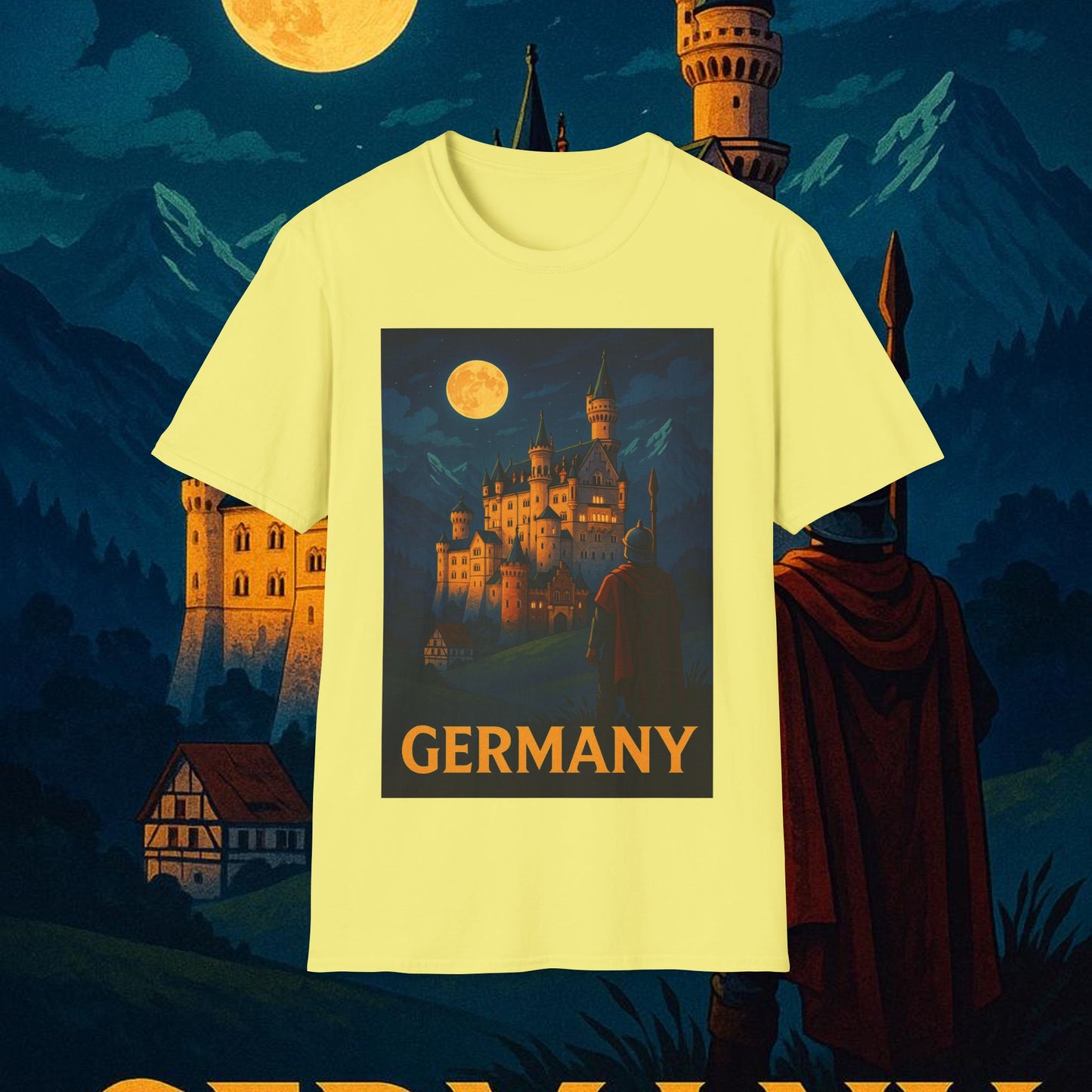 "Camiseta Alemania: Fortaleza, Historia y Tradición 🎖️🏰🍺