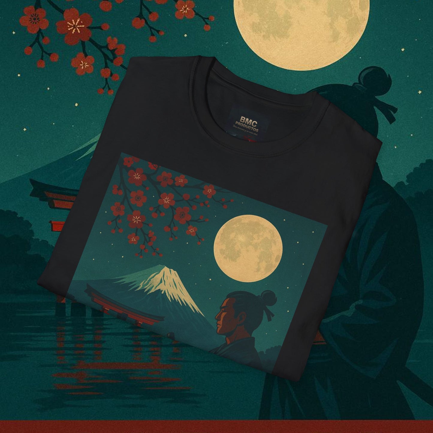 "Camiseta Japón: Tradición entre Cerezos y Montañas 🌸⛩️🗻"
