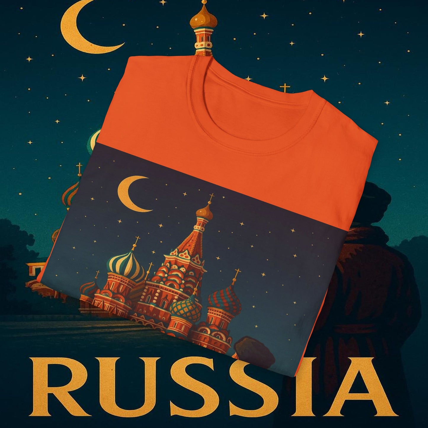 "Camiseta Rusia ❄️ – Tierra de historia, misterio y grandeza"