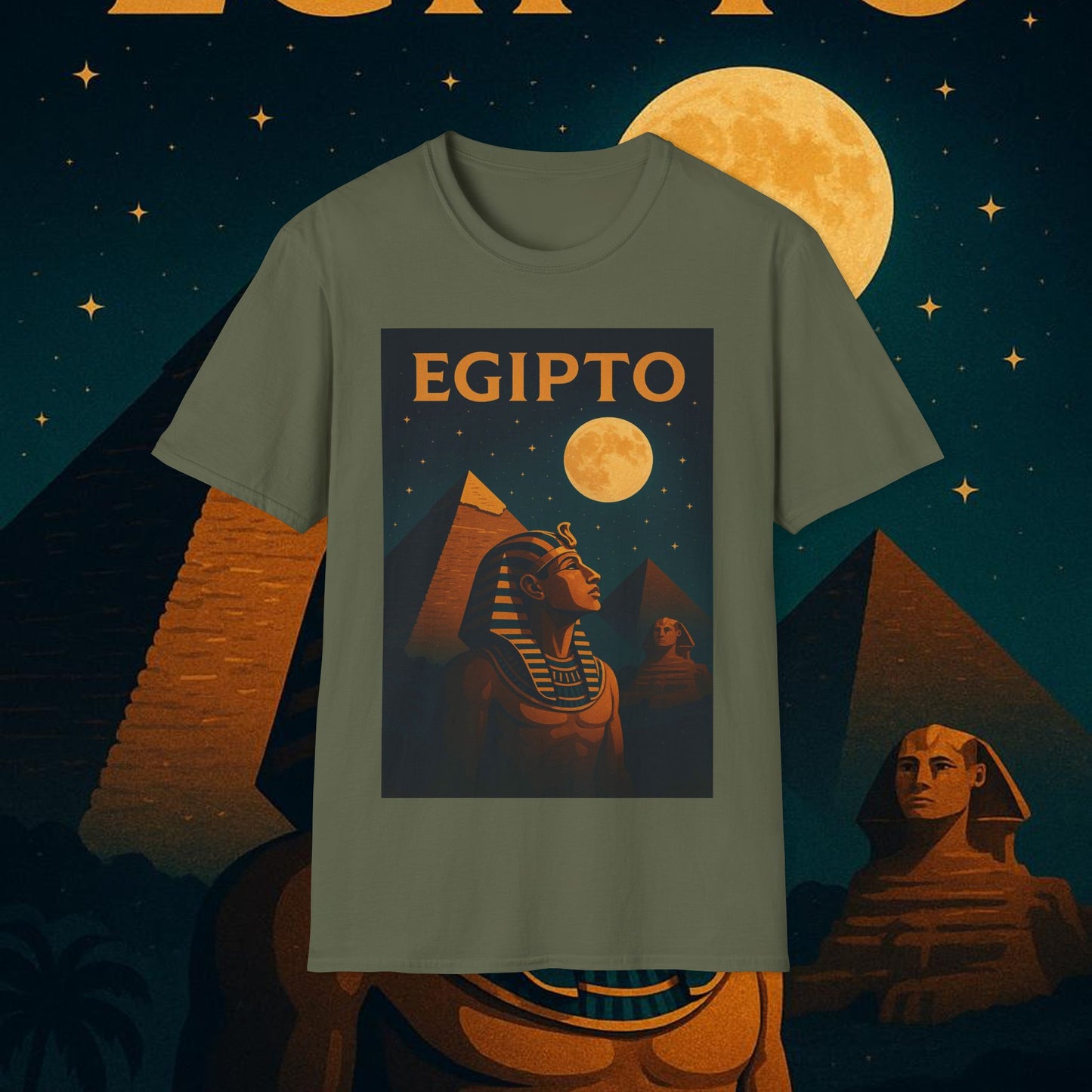 "Camiseta Egipto Misterio Dorado del Nilo 🏺🌅🐫"