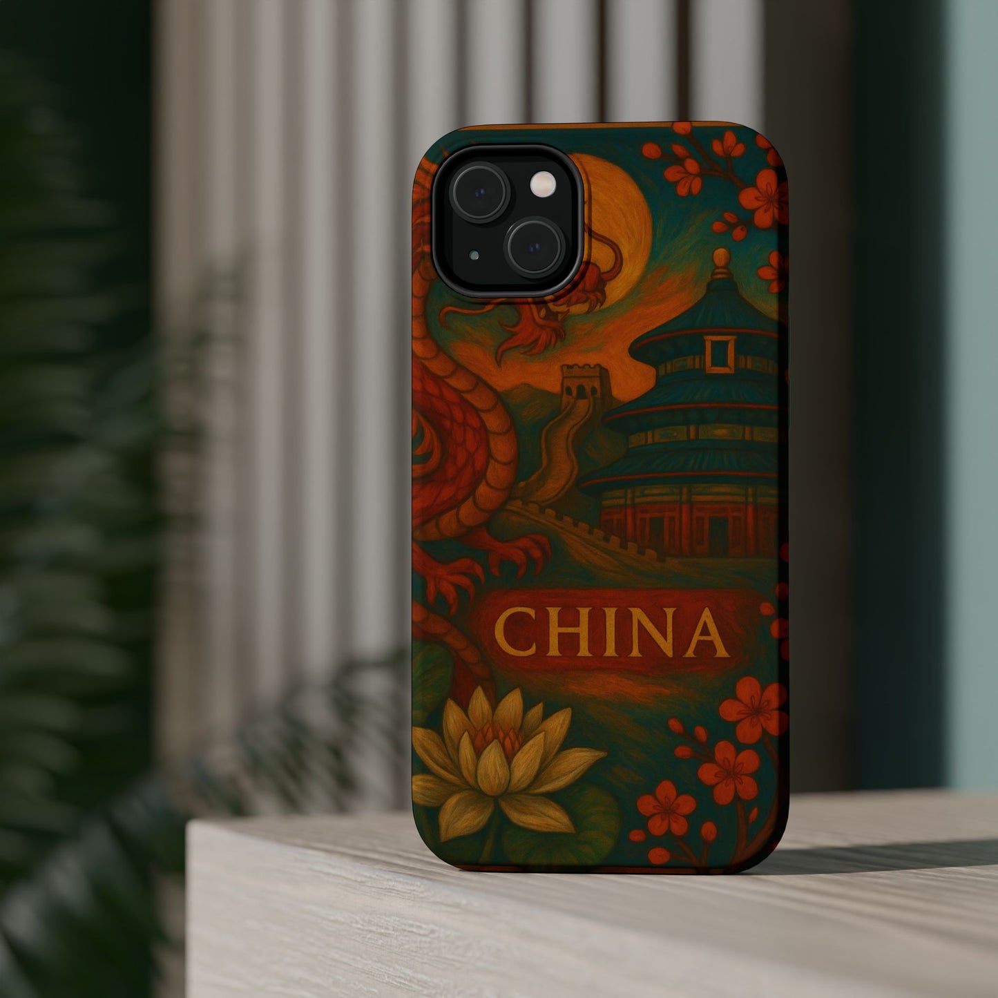 "Funda Magnética Reforzada Magnética Reforzada China – Dragones, murallas y leyendas eternas"