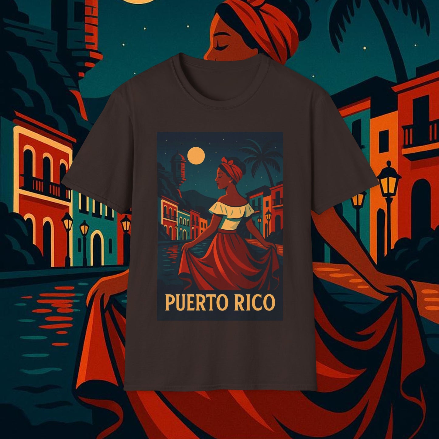 "Camiseta Puerto Rico – Ritmo, alma y color caribeño"