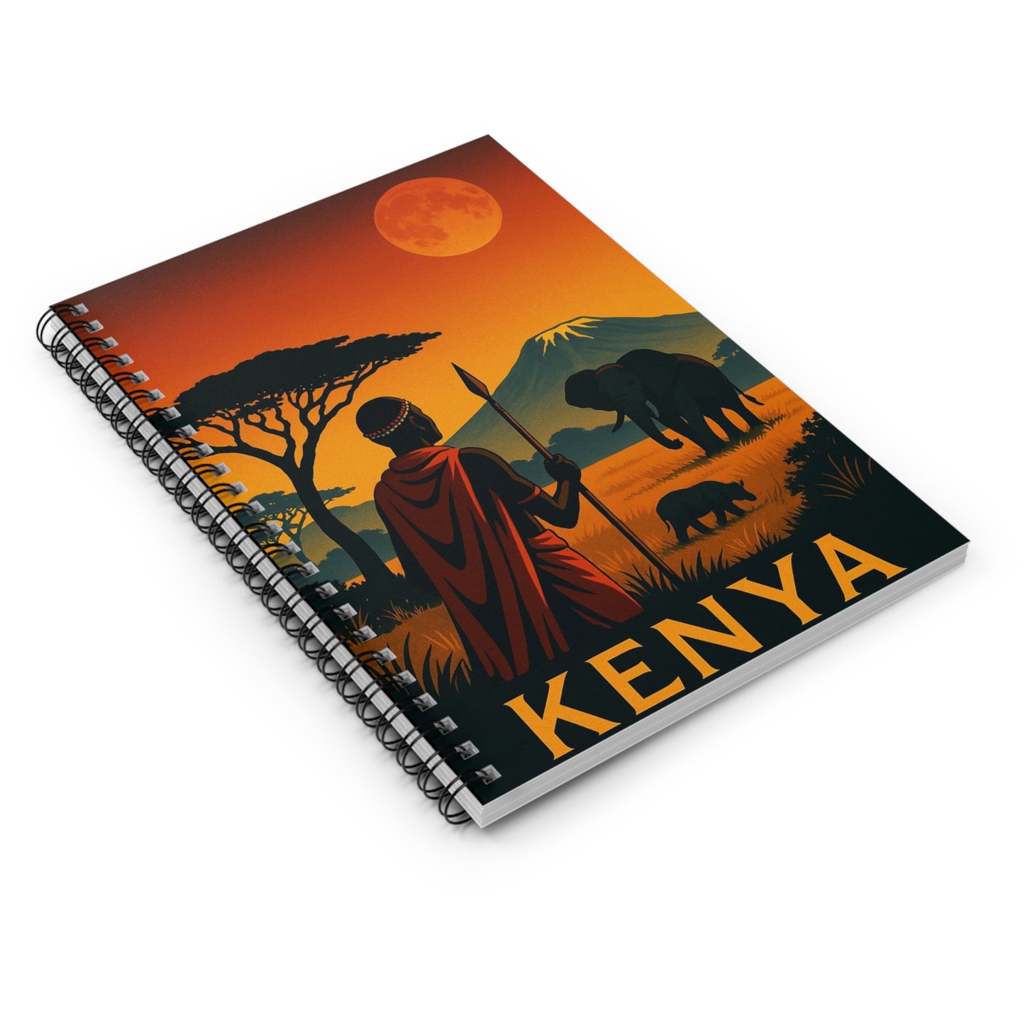 "Kenya notebook: Wild Adventure and Land of Infinite Horizons 🦁🌄🏕️"