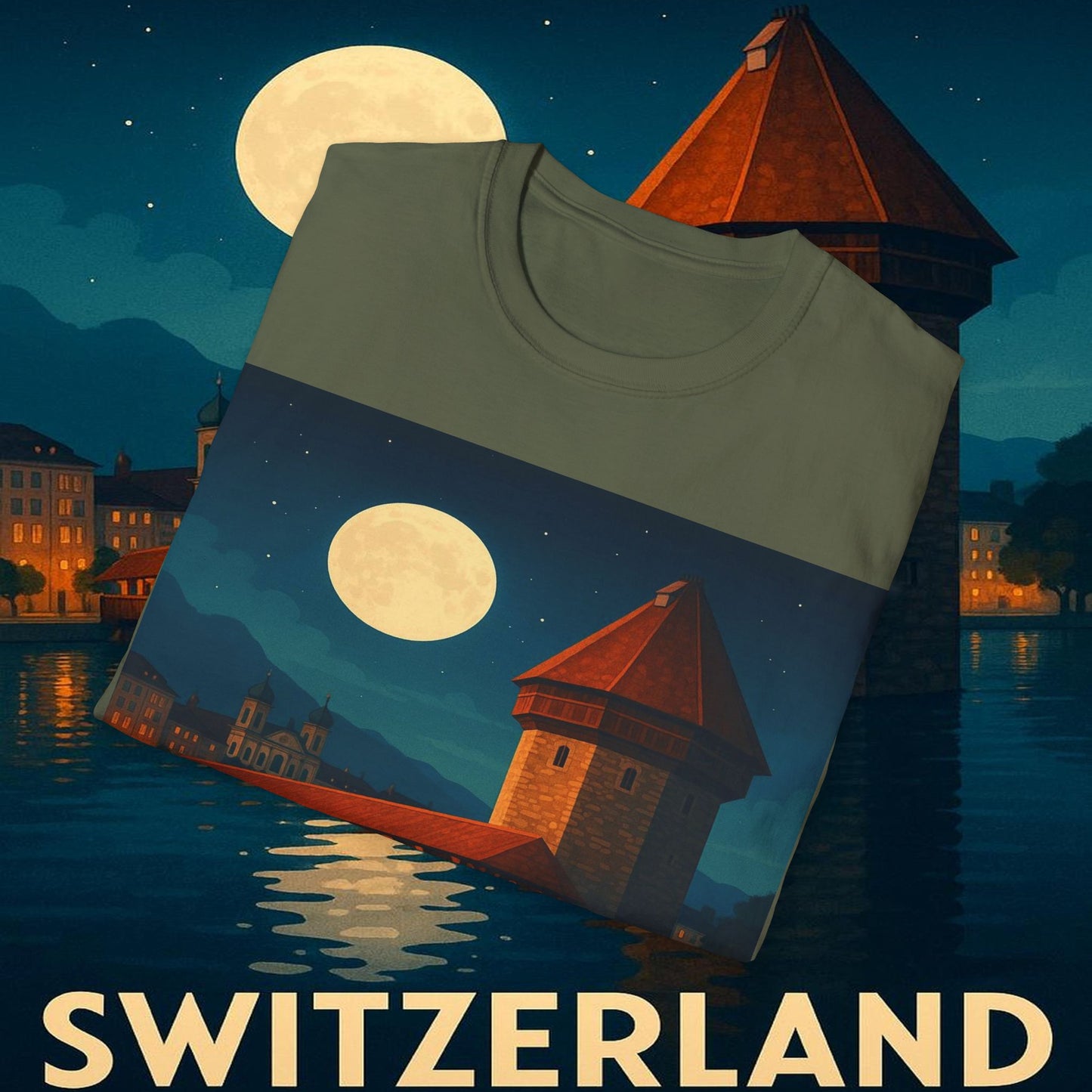 "Camiseta suiza❄️ – Tierra de montañas majestuosas y precisión legendaria"
