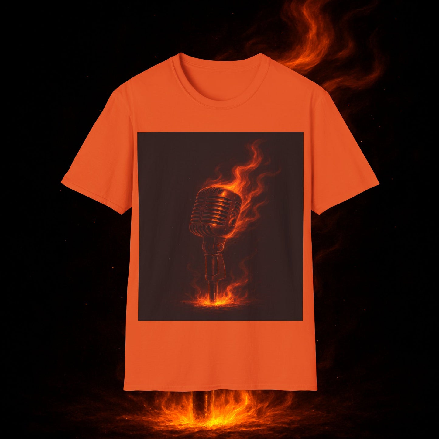"Camiseta voz 🎤🔥Dilo con fuego. Cántalo con alma.” 🔥🎤