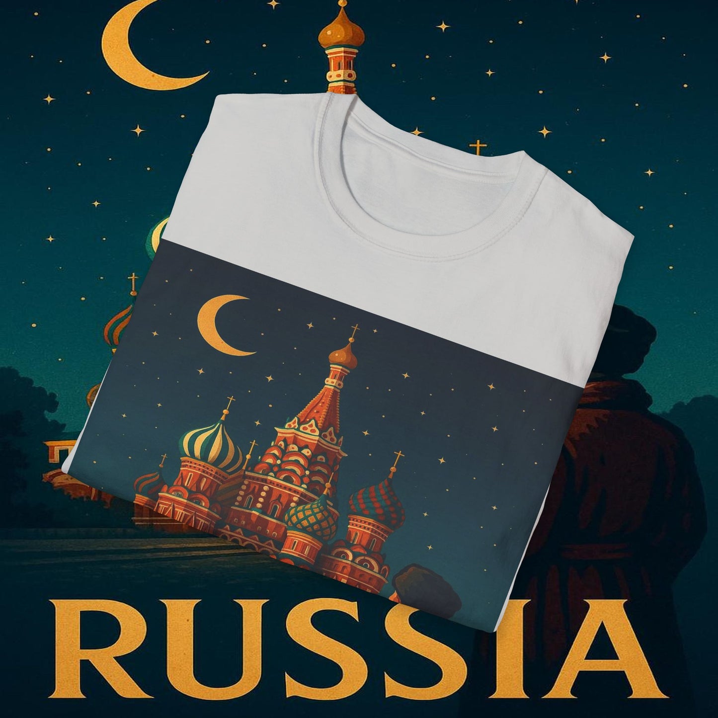 "Camiseta Rusia ❄️ – Tierra de historia, misterio y grandeza"