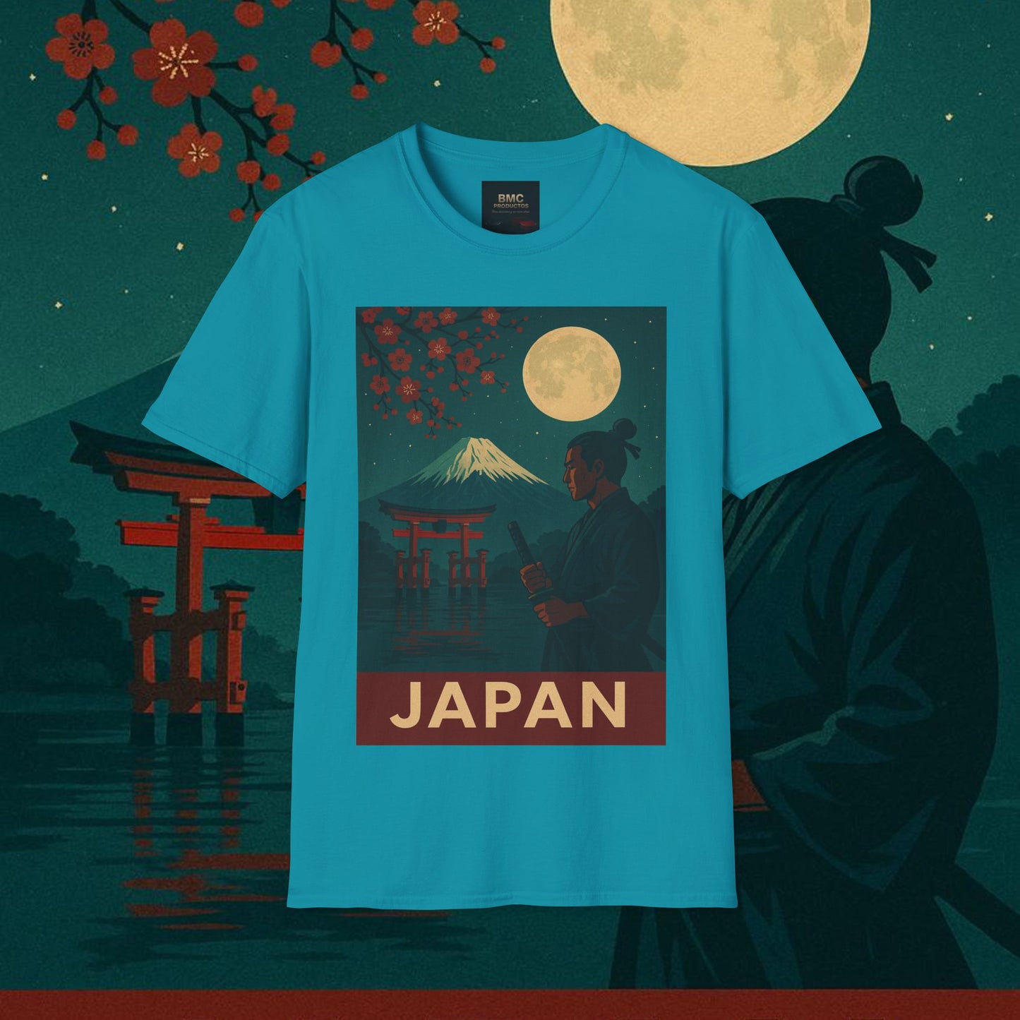 "Camiseta Japón: Tradición entre Cerezos y Montañas 🌸⛩️🗻"