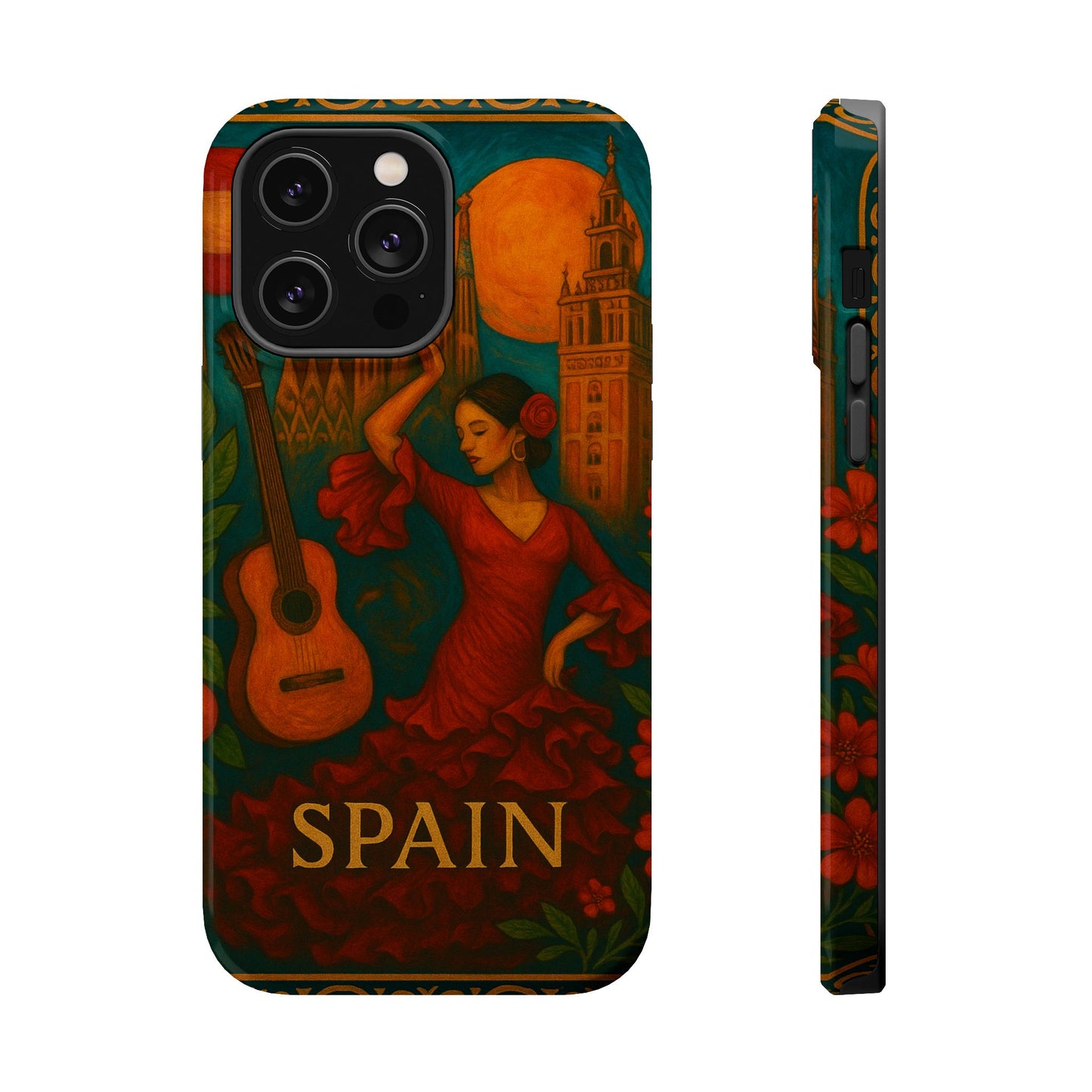 "Funda Magnética Reforzada Magnética Reforzada España: Pasión, Arte y Sabores que Enamoran 🎨💃🍷"