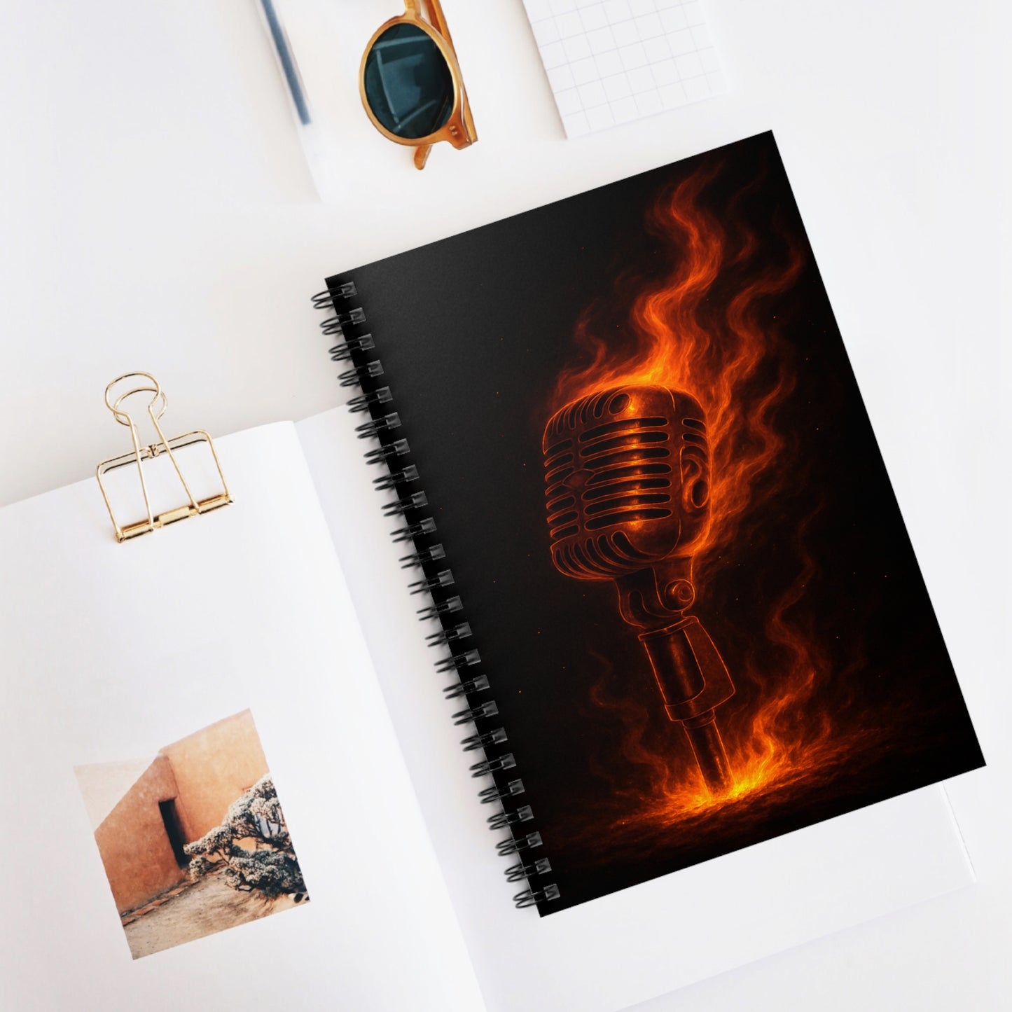 "libreta Voz 🎤🔥 Dilo con fuego. Cántalo con alma.” 🔥🎤